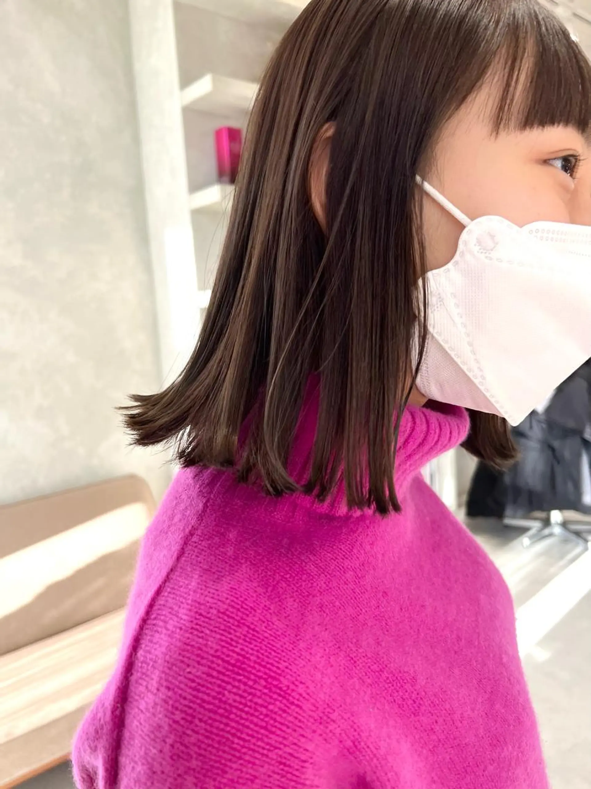 ミディアム カラー ヘアカラー manami (sibell)のヘアスタイル