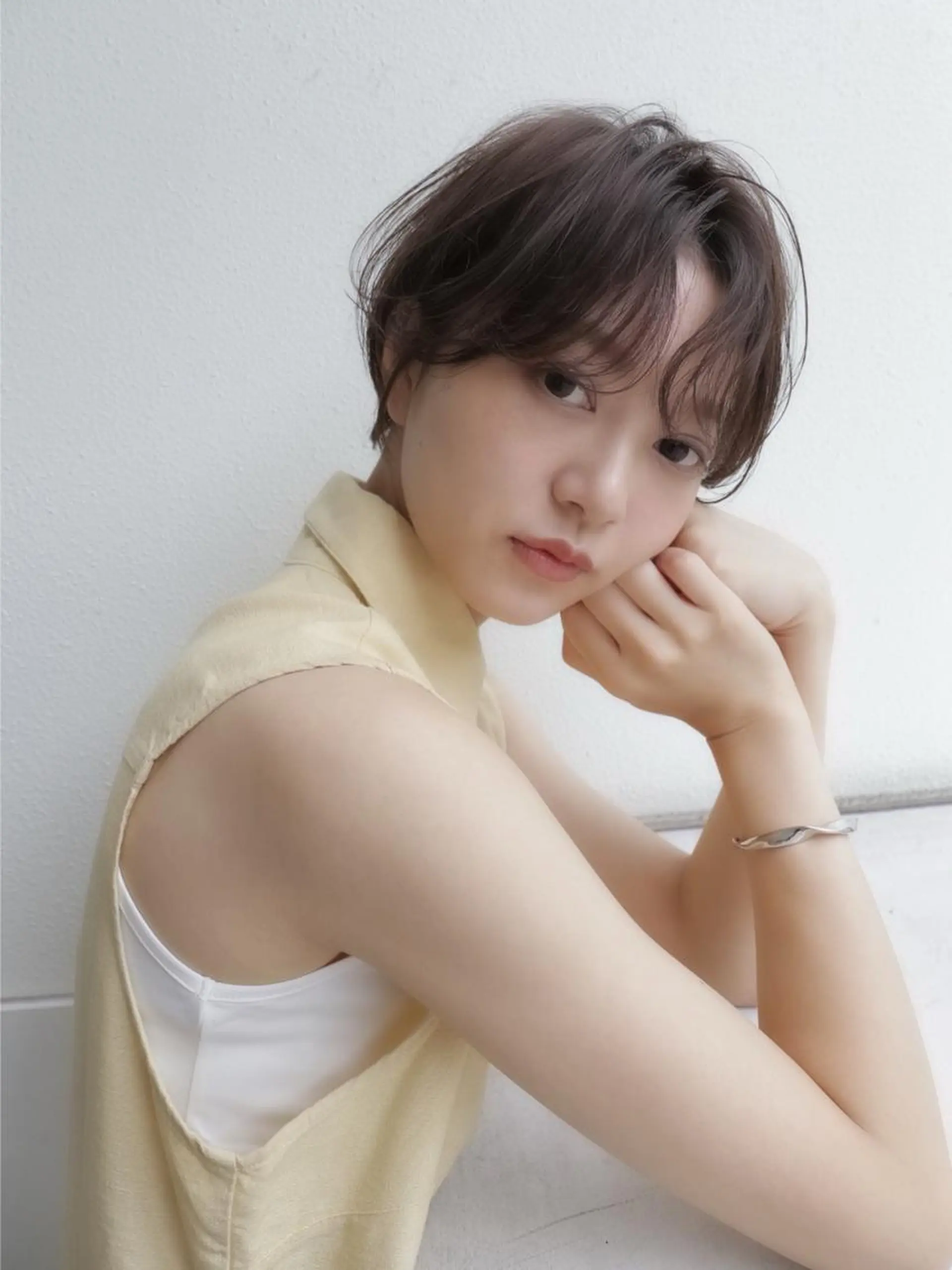 ショート ヘアカラー トリートメント ベージュカラー/ 新潟/万代/なお🎀のヘアスタイル