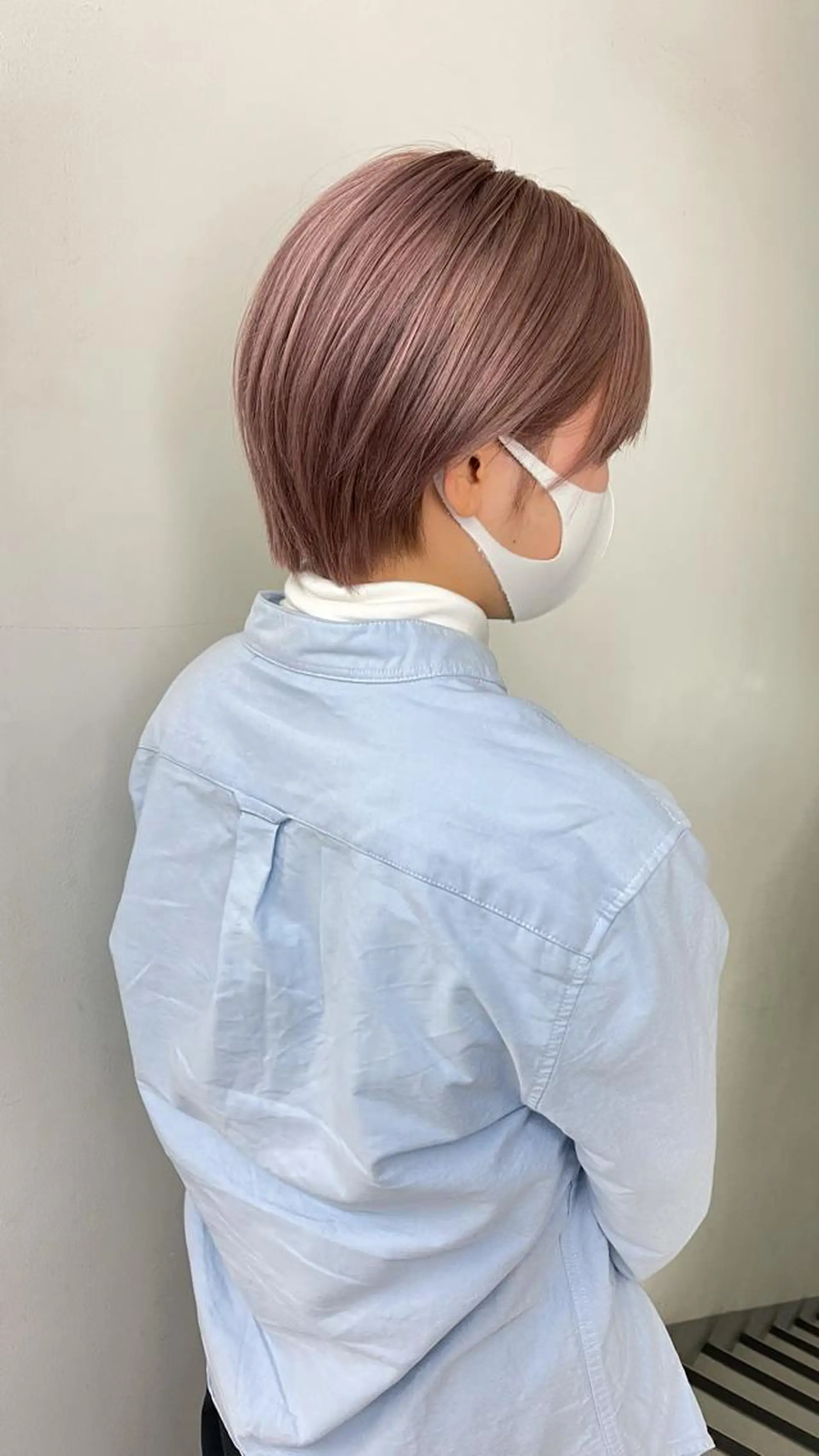 ショート カラー 【全席個室/シェアサロン】FRAME + HairEsthe 御堂筋難波店所属・ひらやま りょういちのヘアスタイル
