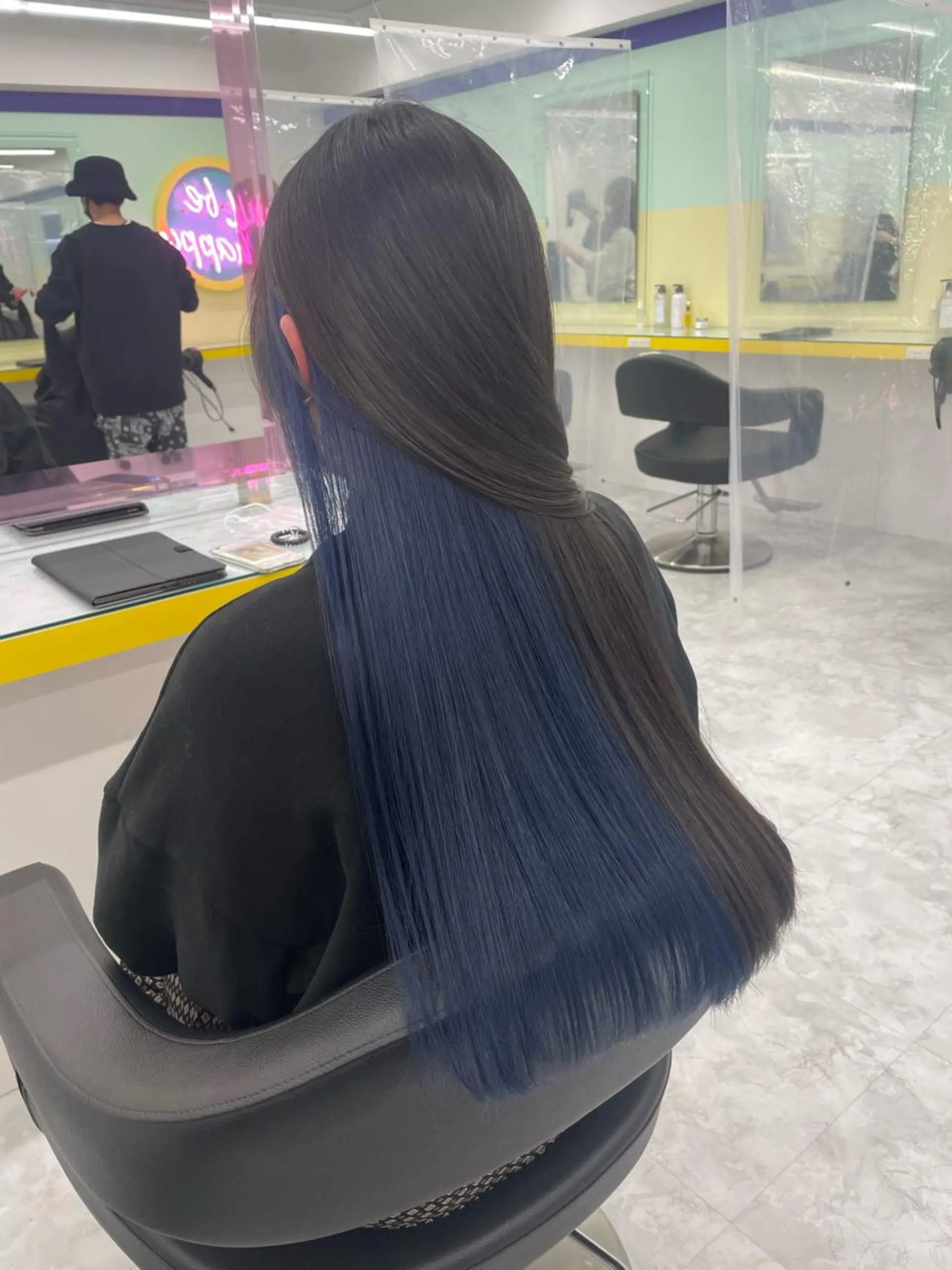 ロング カラー パーマ ヘアアレンジ メンズ アイブロウ ヘアカラー トリートメント ヘッドスパ ヘアセット 💜寒色特化 門脇誠弥💜のヘアスタイル