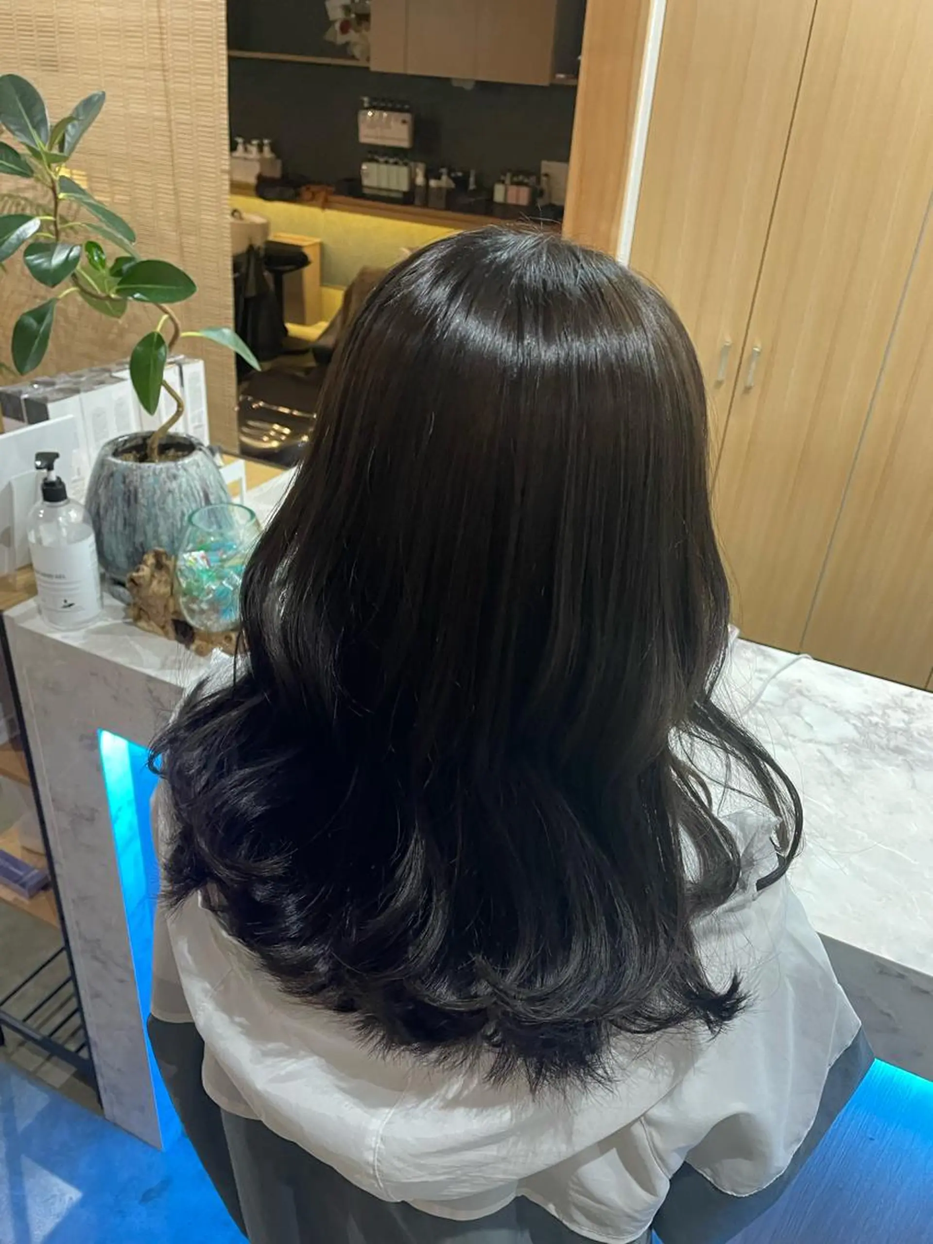 カラー 透明感カラー ヘアカラー まつやま さおりのヘアスタイル