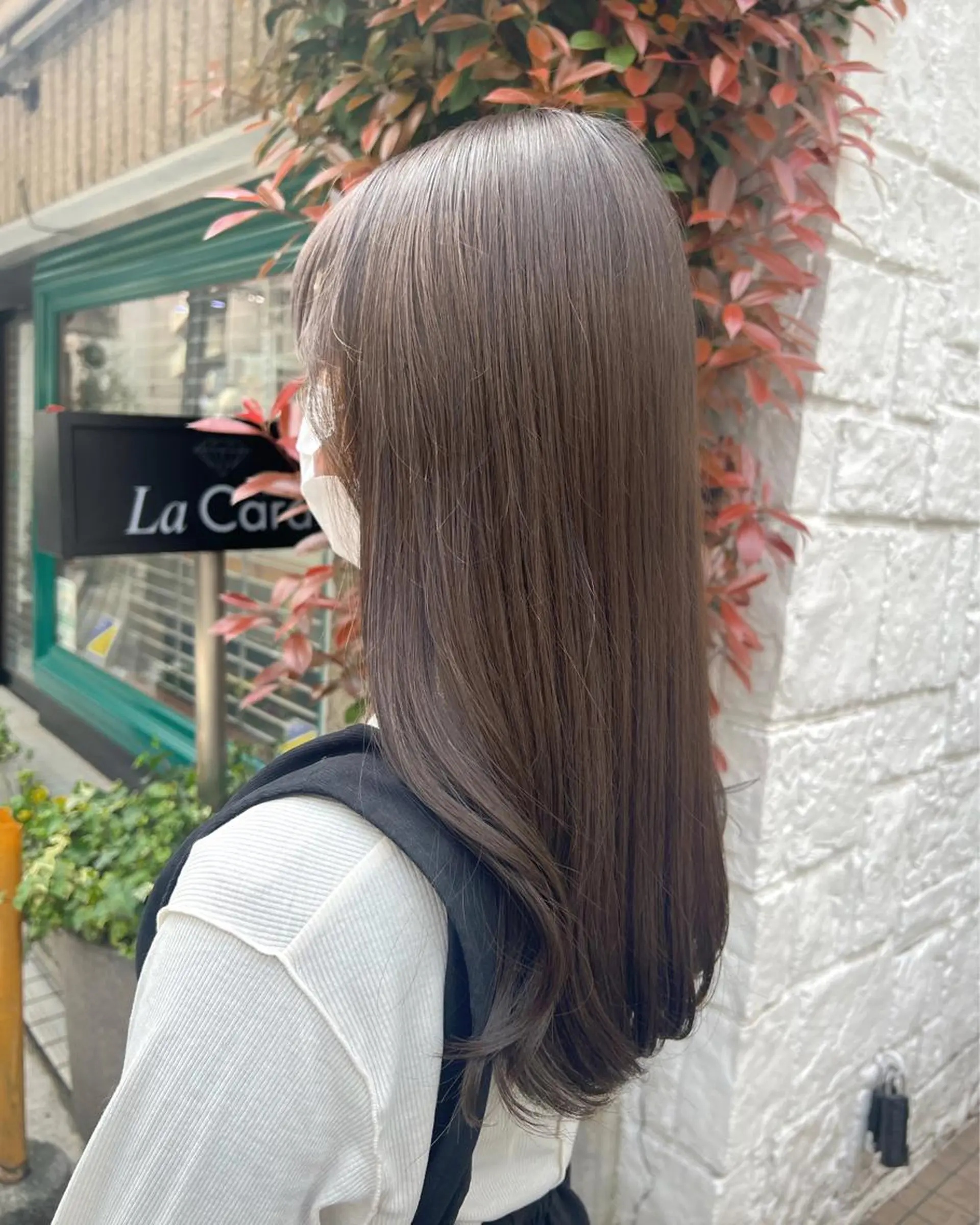 ロング カラー ヘアカラー トリートメント ヘッドスパ ヘアセット 川添 桃花のヘアスタイル