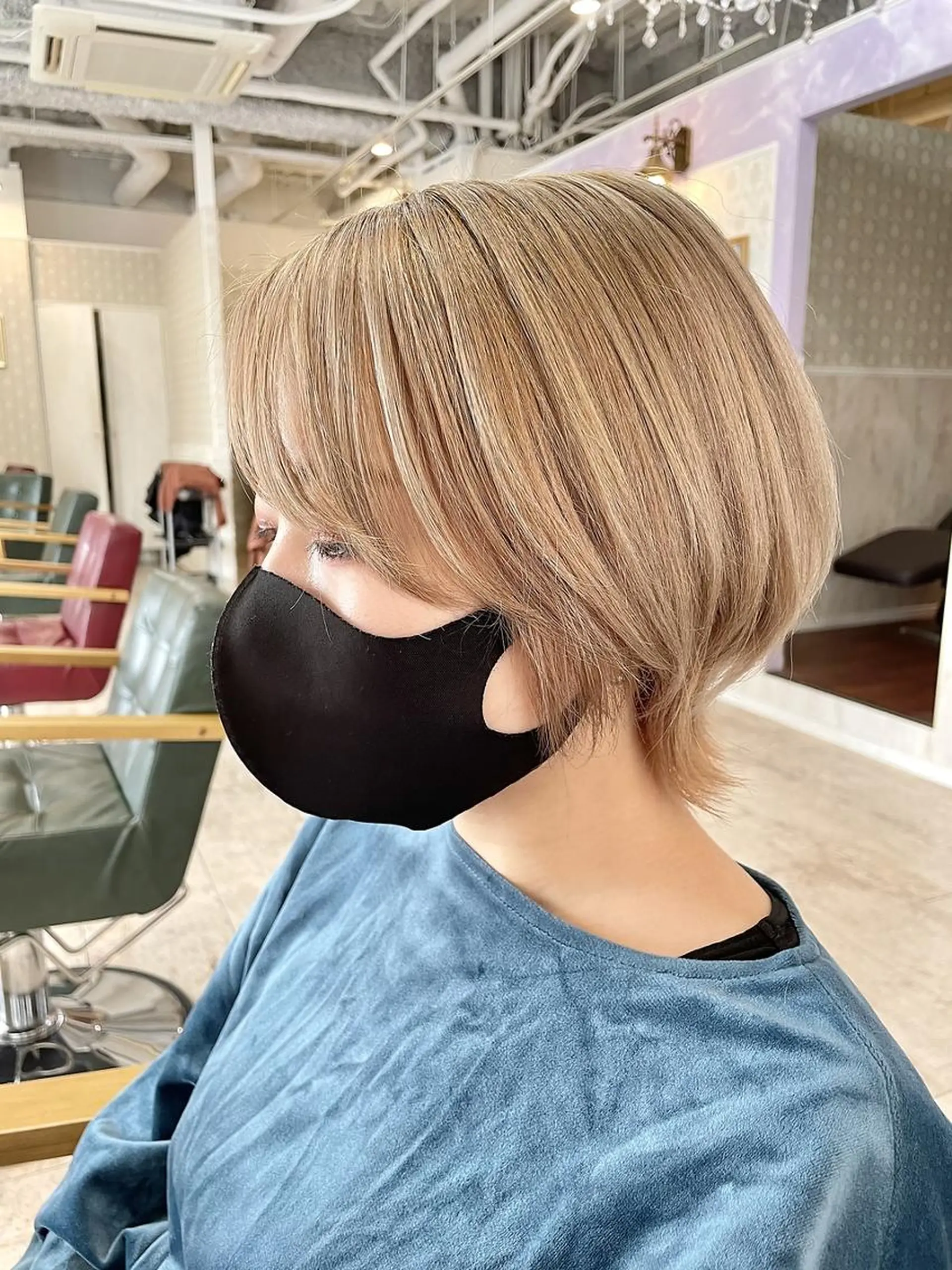 ショート カラー 卒業式のヘアスタイル ANGELICA JR奈良店のヘアスタイル