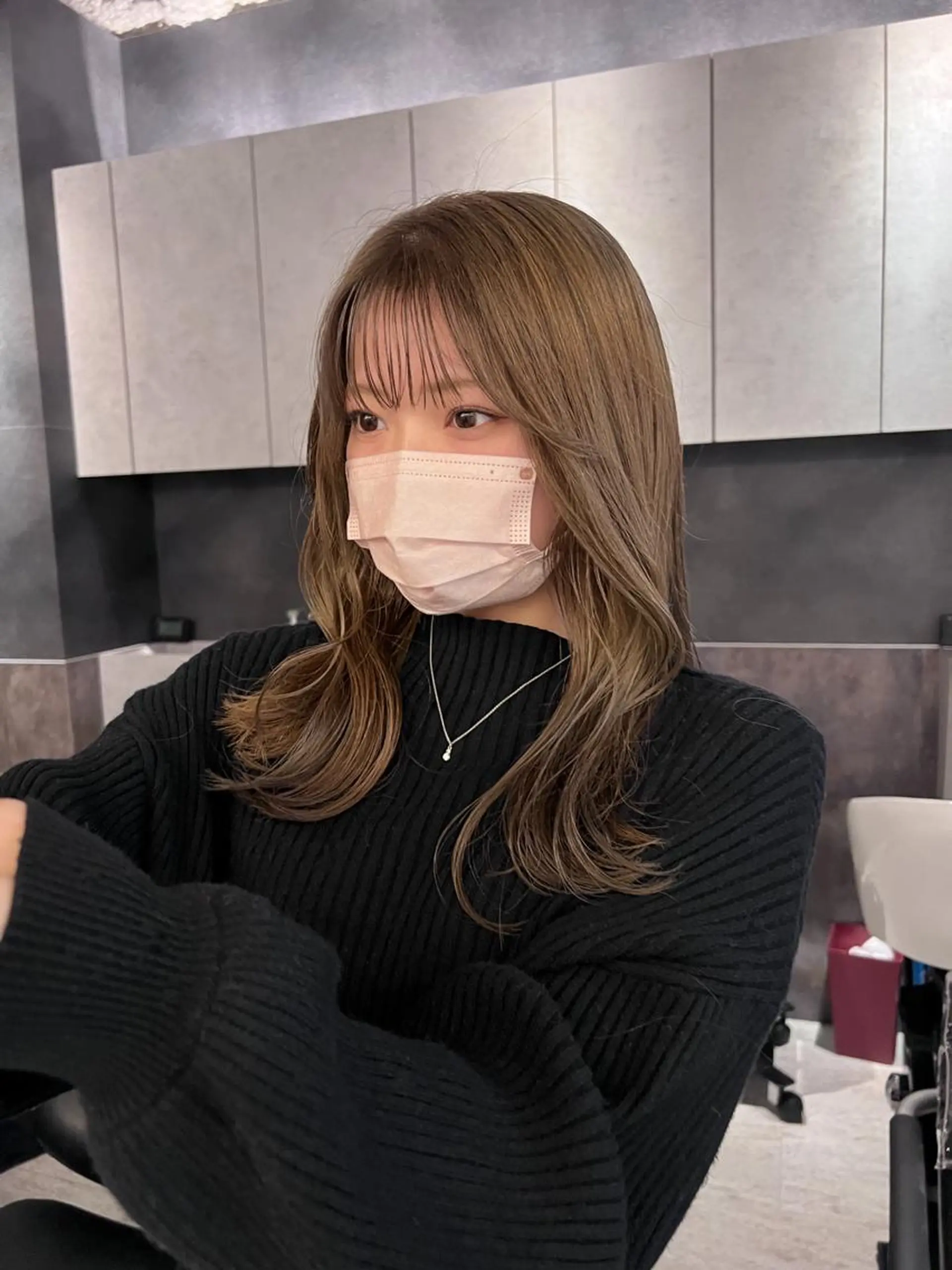 セミロング カット ヘアカラー トリートメント GO TODAY SHAiRE SALON 広島店所属・三輪 恭平のヘアスタイル