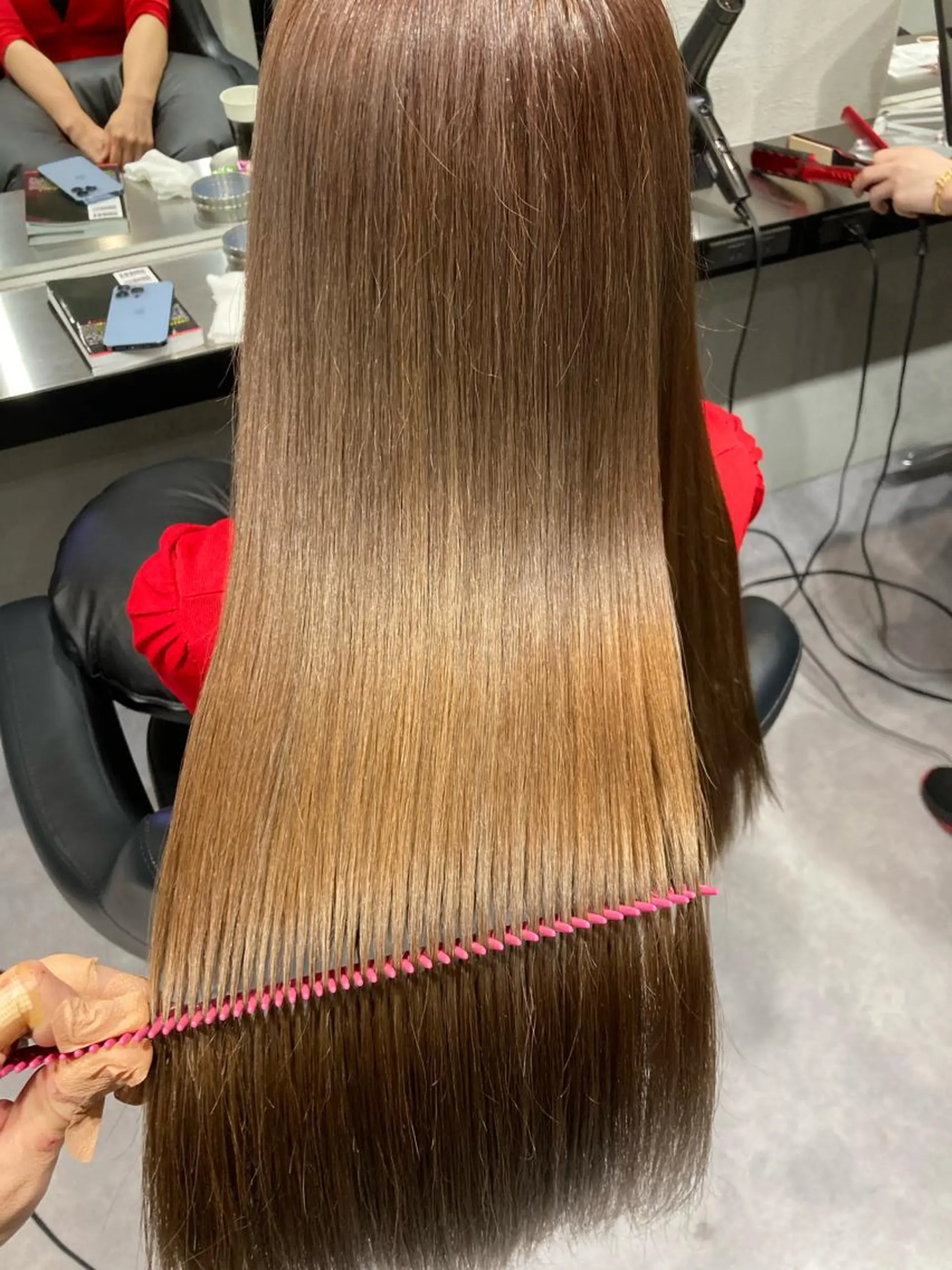 ロング カラー ブリーチ ブロンド ブリーチなしカラー 豊中/メンズ特化 岡田 龍之介のヘアスタイル
