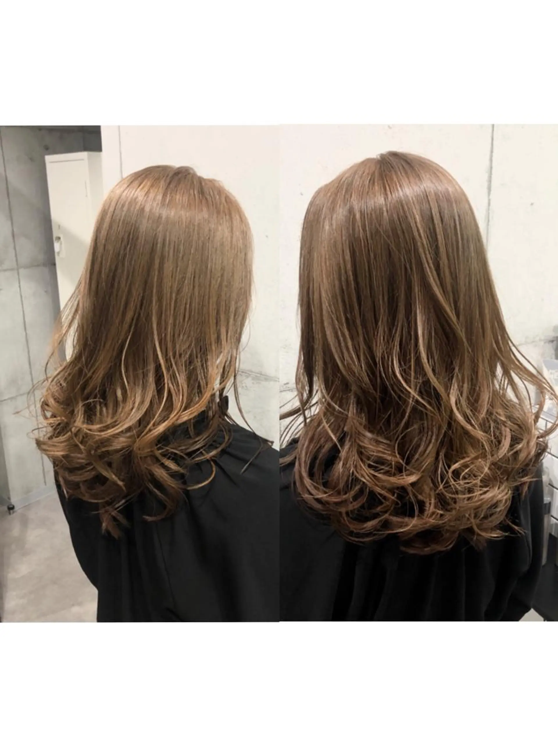 セミロング パープルカラー カット ヘアカラー トリートメント 💫newi💫村上 孝一のヘアスタイル