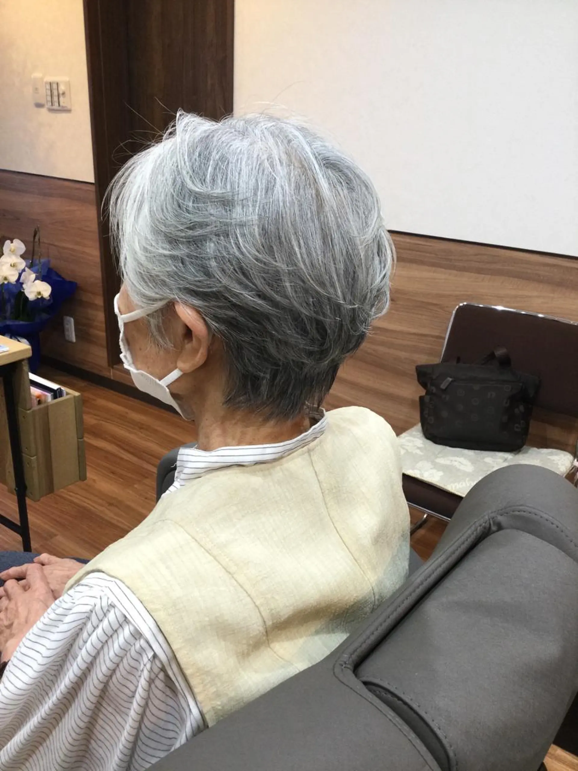 ショート ミセス カット ヘアカラー トリートメント ヘッドスパ Annon プライベートサロンのヘアスタイル