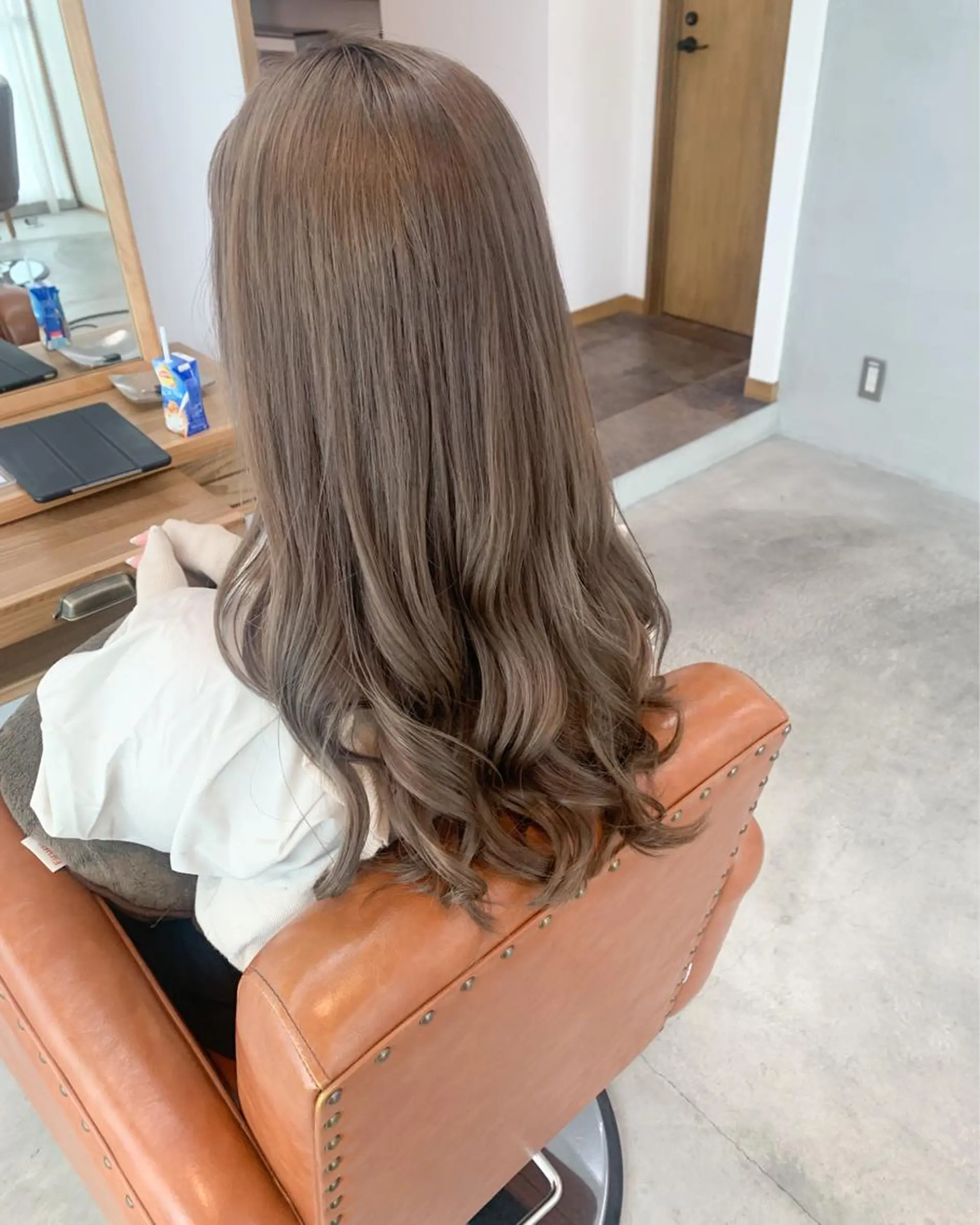 ロング カラー ヘアカラー トリートメント cirrus🕊 韓国ヘア♡山縣あかりのヘアスタイル