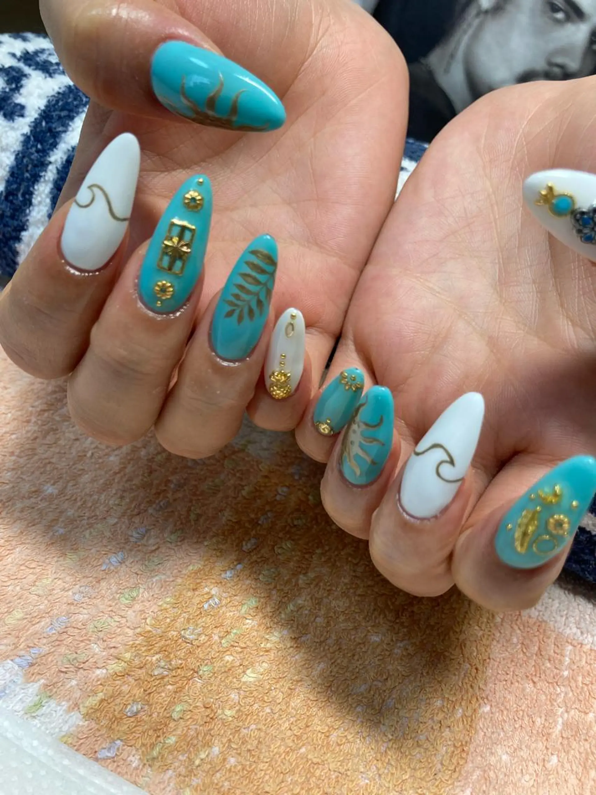 ネイル ハンドネイル rukianail 新里のネイルデザイン