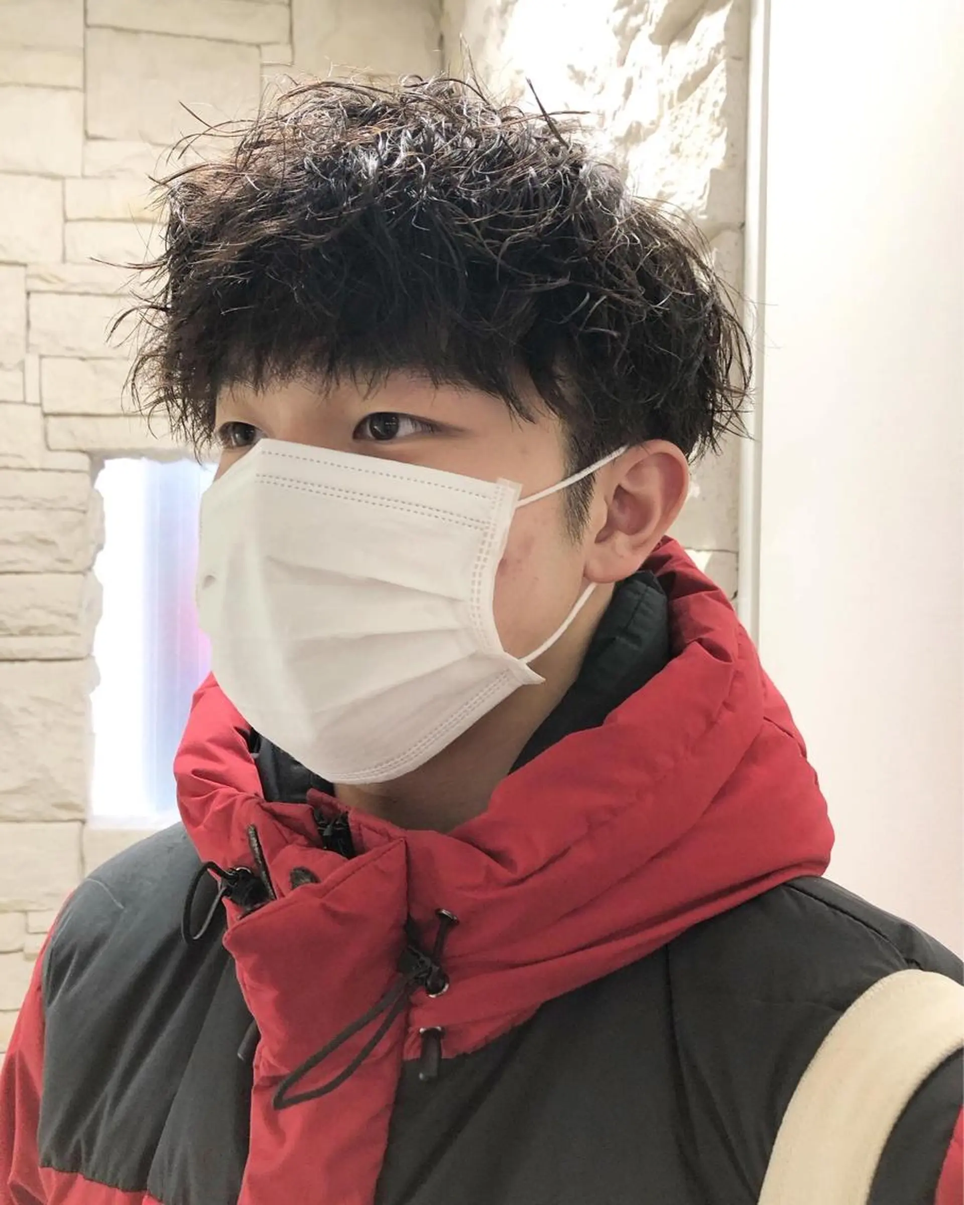 パーマ ヘアアレンジ メンズ カット パーマ トリートメント ヘアセット ainico+所属・メンズ特化✂️栗原 侑也のヘアスタイル