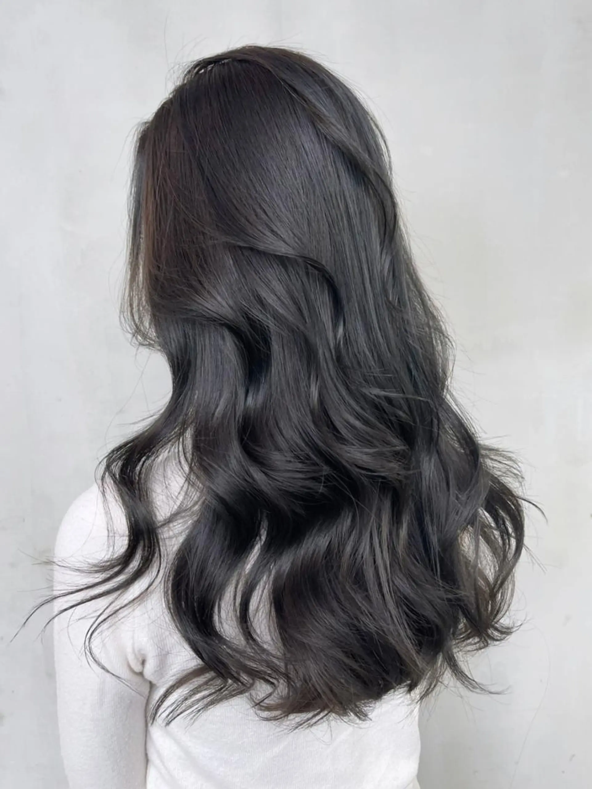 セミロング カラー パーマ ヘアアレンジ ヨシンモリ カット ヘアカラー トリートメント ITbyALBUM 八王子店のヘアスタイル