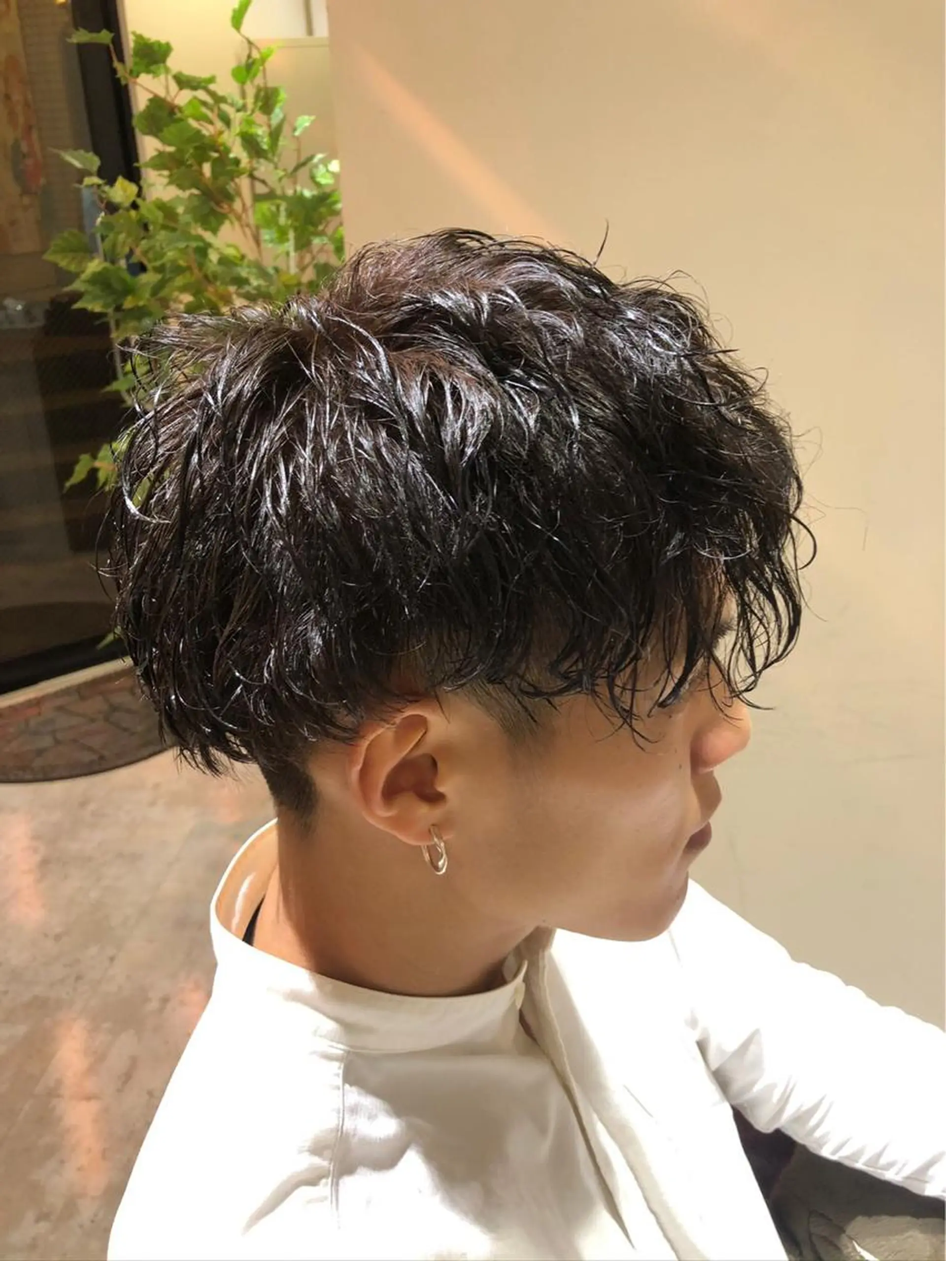 パーマ メンズ PANOL 秀島のヘアスタイル