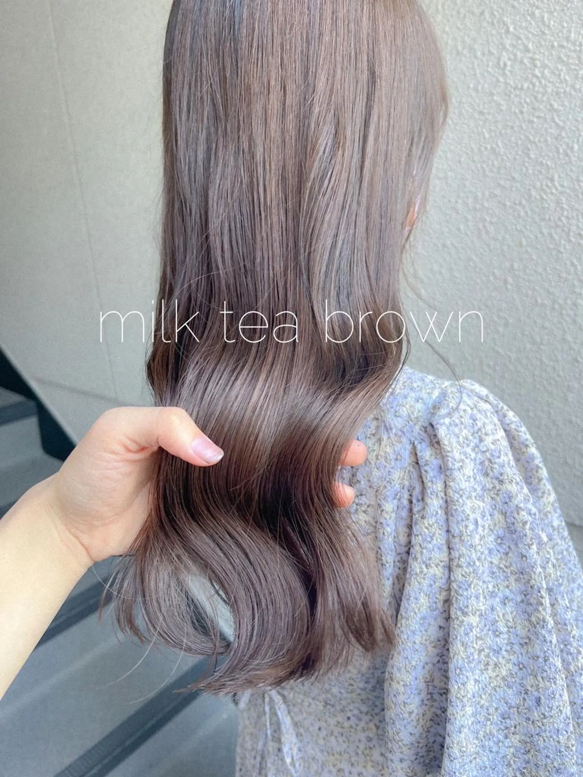 ロング カラー ブリーチ 透明感カラー ブリーチなしカラー facce所属・カラーパティシエ facce🌼ikoのヘアスタイル