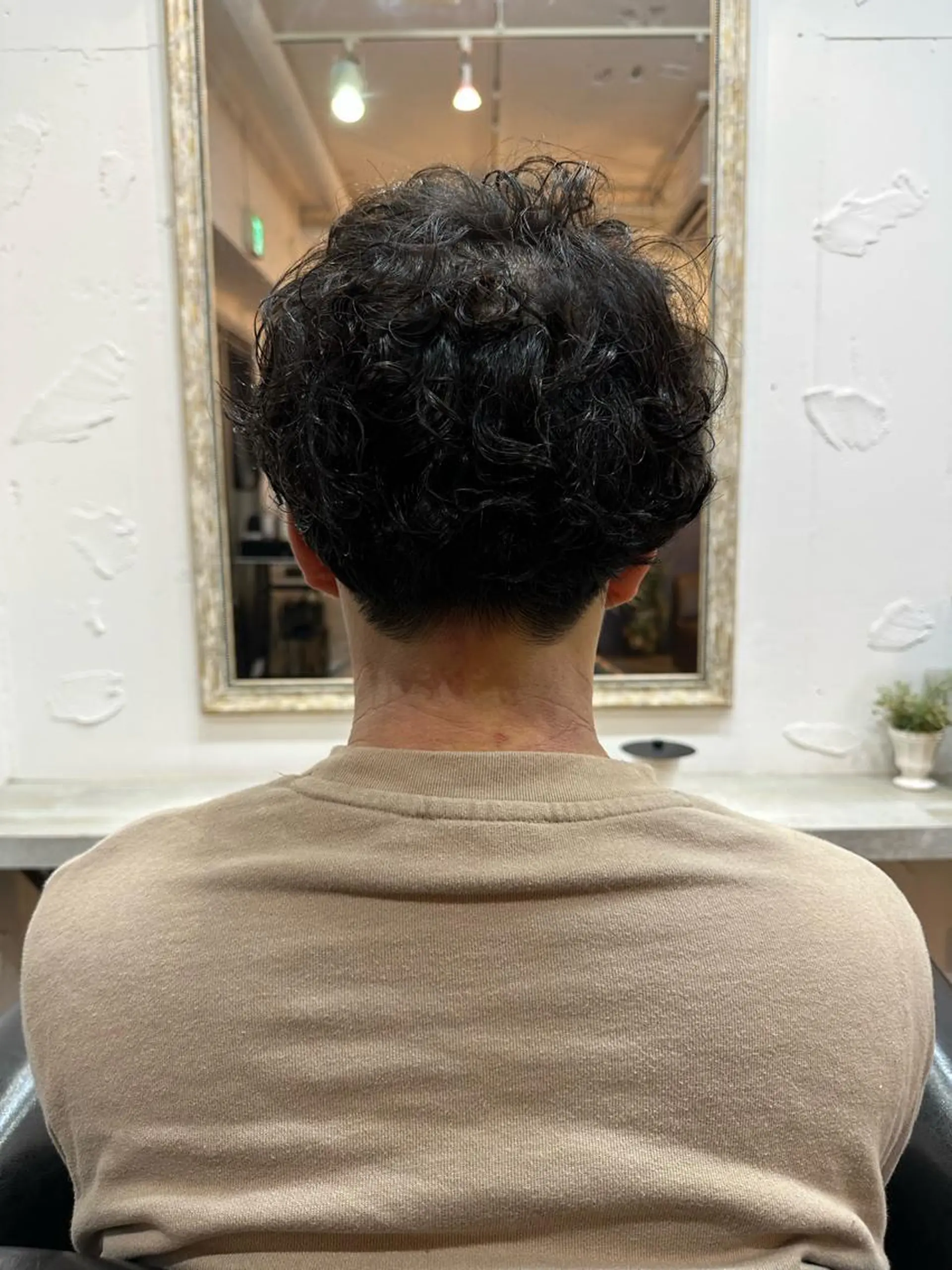 ショート パーマ メンズ カット 庭山 理沙のヘアスタイル