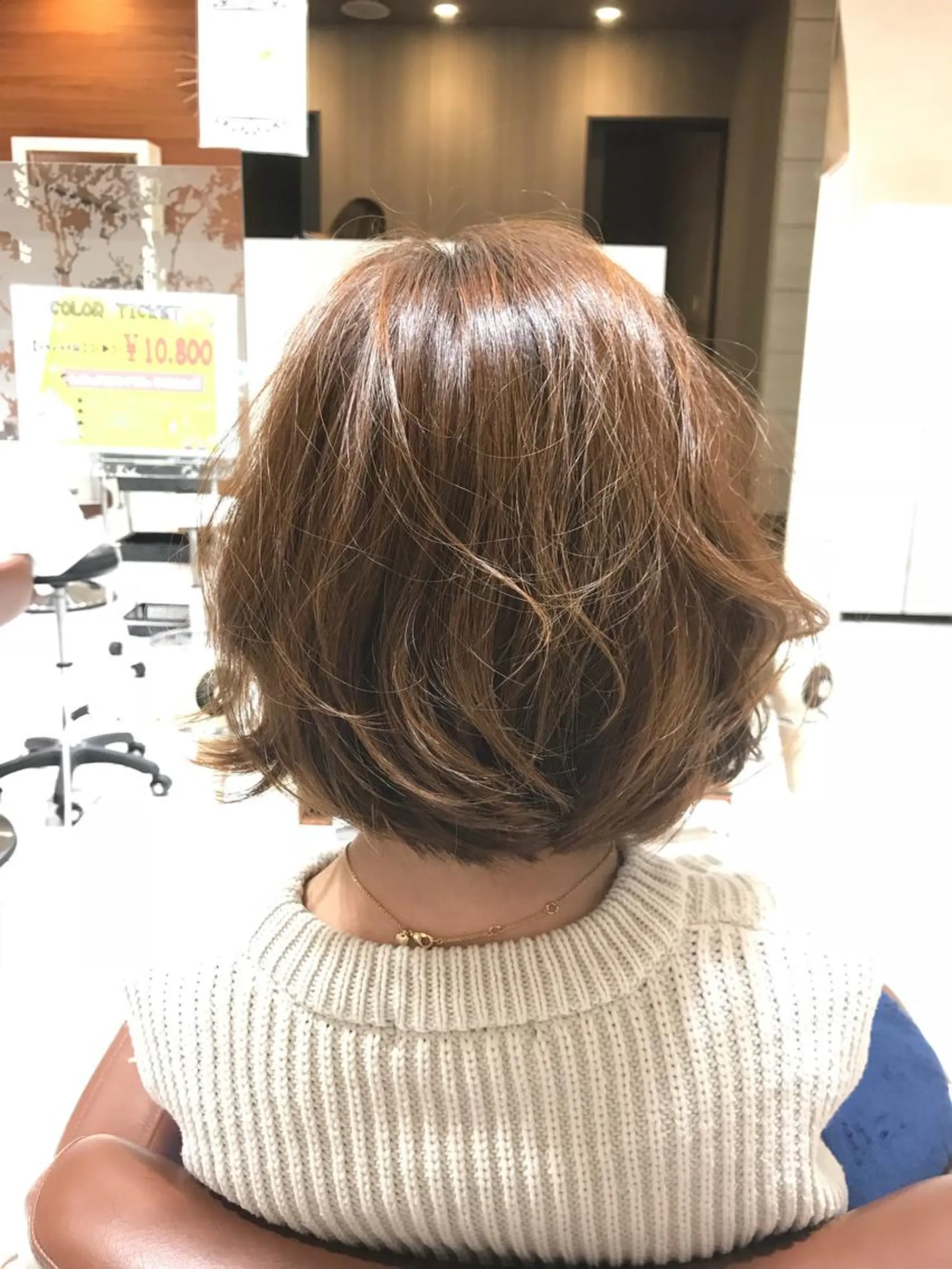 ショート カラー ヘアアレンジ ボブ テラモト カズヨシのヘアスタイル
