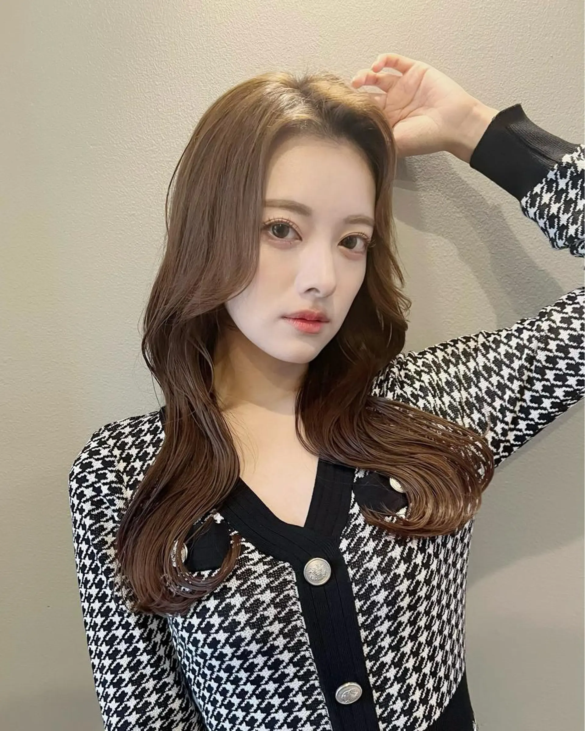 セミロング カット ヘアカラー トリートメント Lond strada所属・✨武村侑哉　韓国風 レイヤーカット✨のヘアスタイル