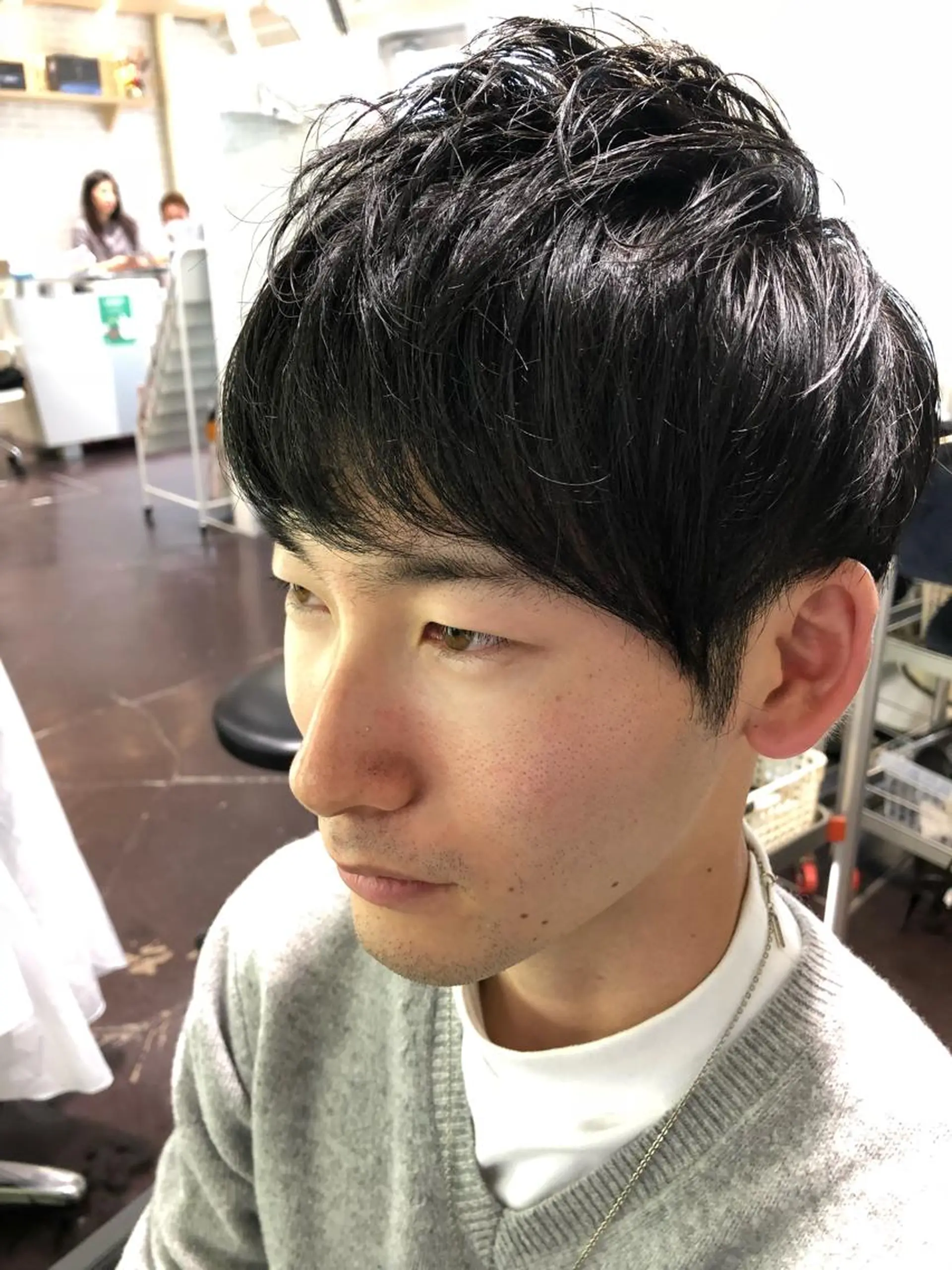 メンズ マッシュ 西山 恵太郎のヘアスタイル