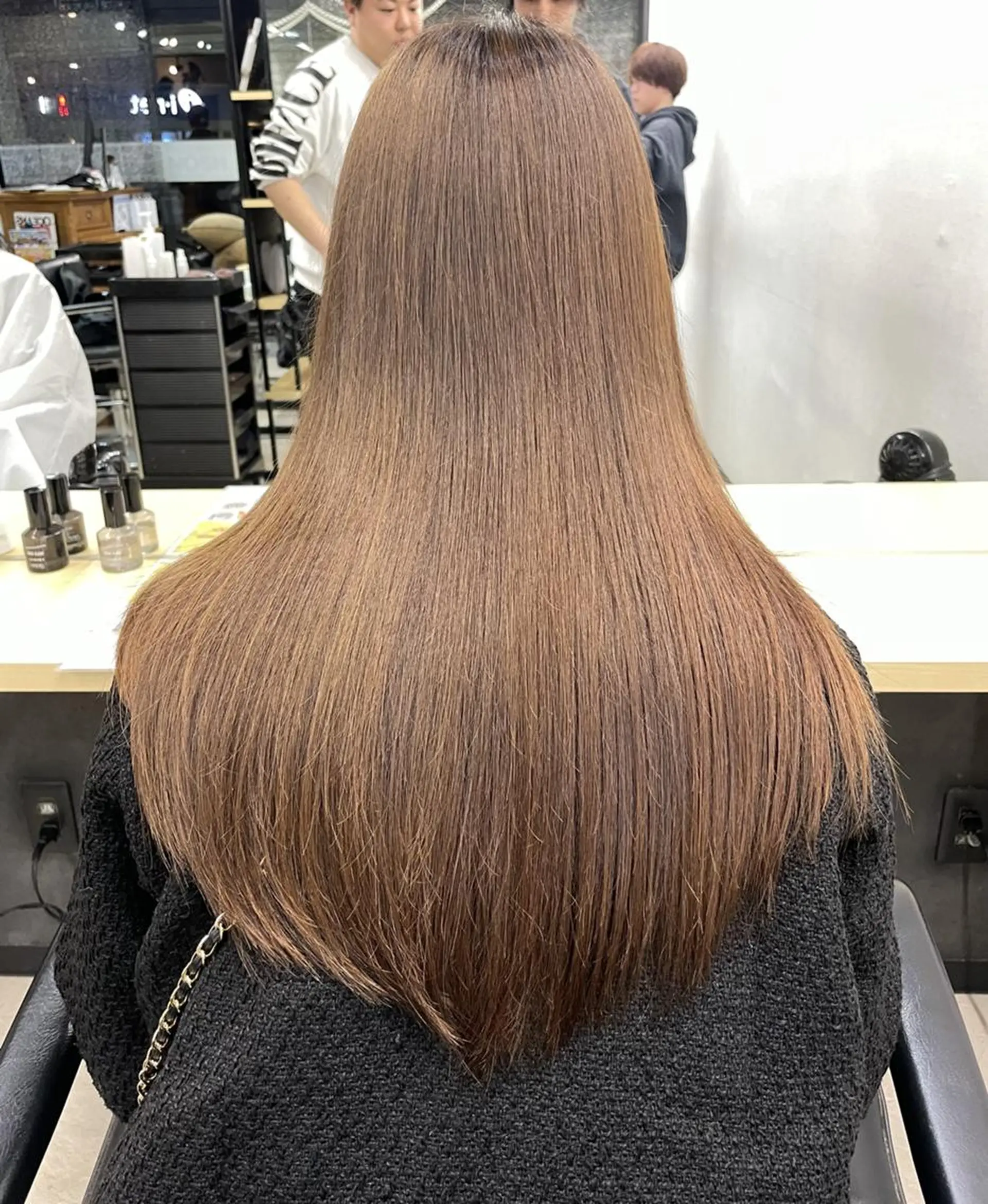 ロング カット 縮毛矯正 トリートメント Hair Labo NOSH六本松店のヘアスタイル