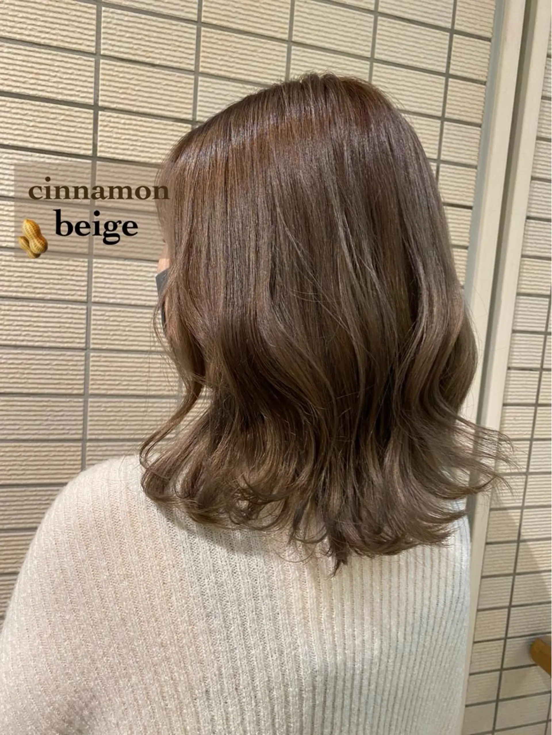 ミディアム カラー ベージュカラー ブリーチ ケアブリーチ トリートメント miiia lash所属・miiia lashのマツエク・マツパデザイン