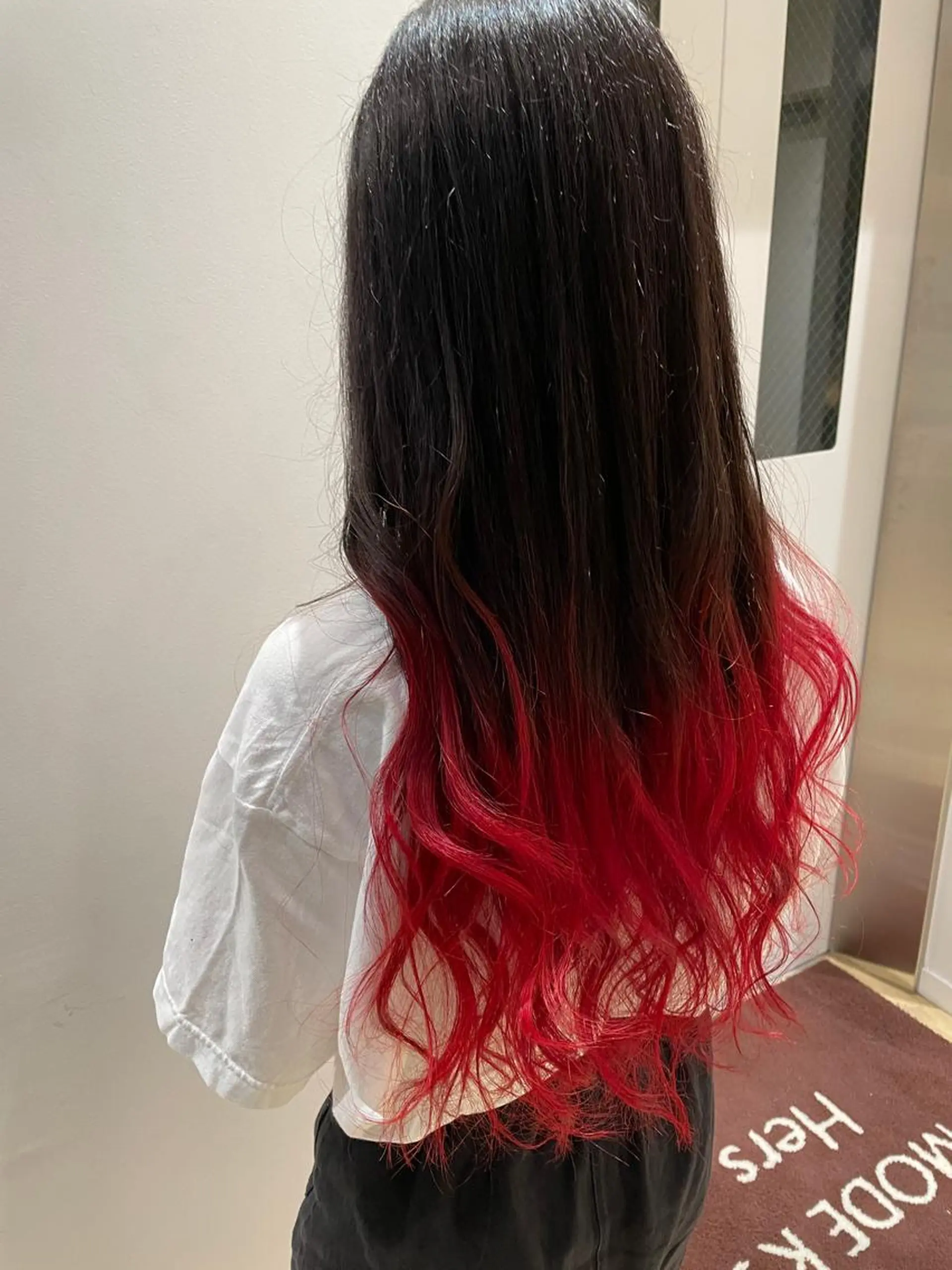 ロング カラー カット ヘアカラー トリートメント 美髪形成！色素改善！ 秋田　和輝のヘアスタイル