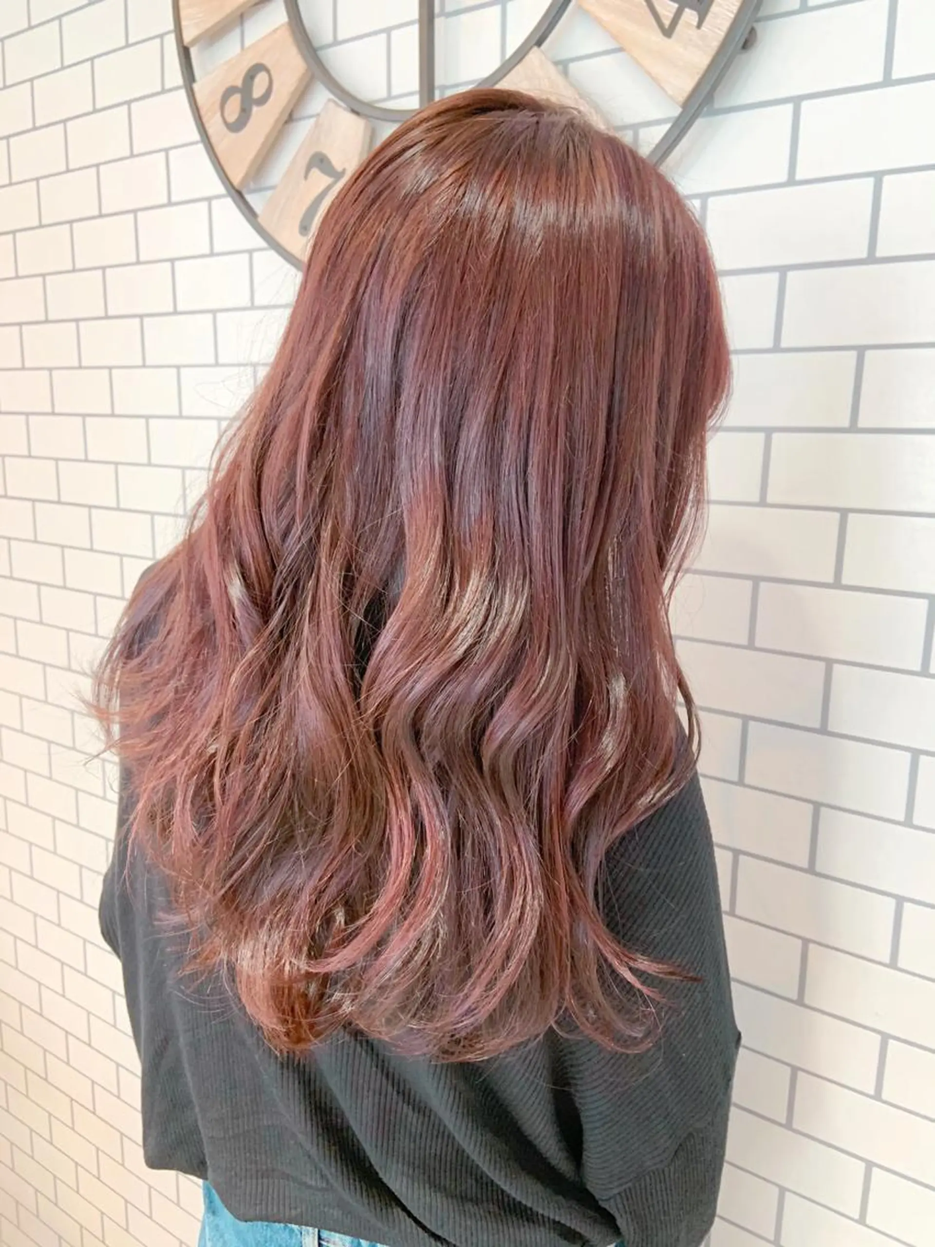 ロング カラー ヘアアレンジ ブリーチ イルミナカラー ブリーチなしカラー ピンクカラー ヘアカラー トリートメント ヘッドスパ rita atelier 【リタ】所属・韓国hair🦋 Nanaのヘアスタイル