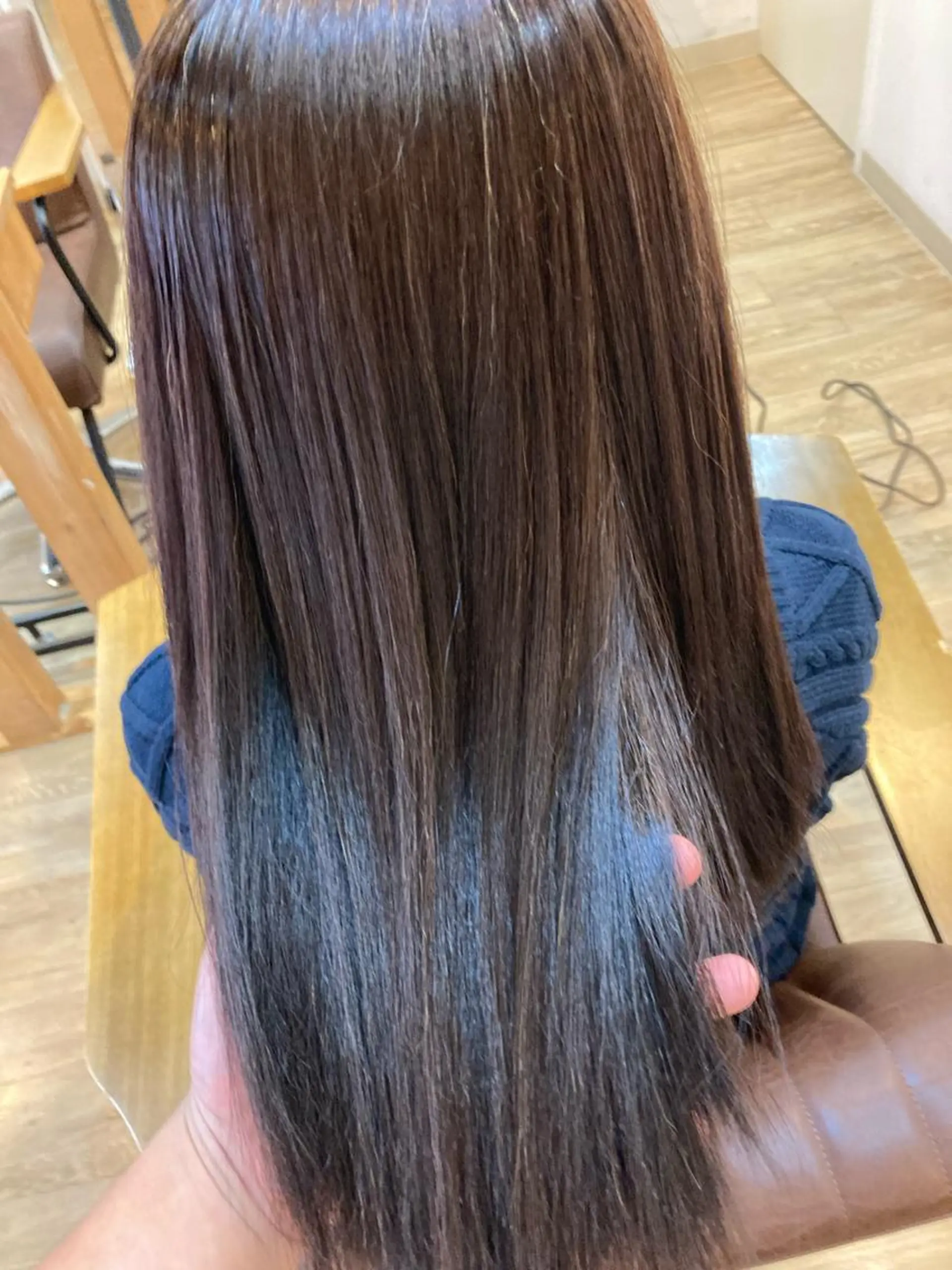 ロング カット ヘアカラー 京増 信吾のヘアスタイル