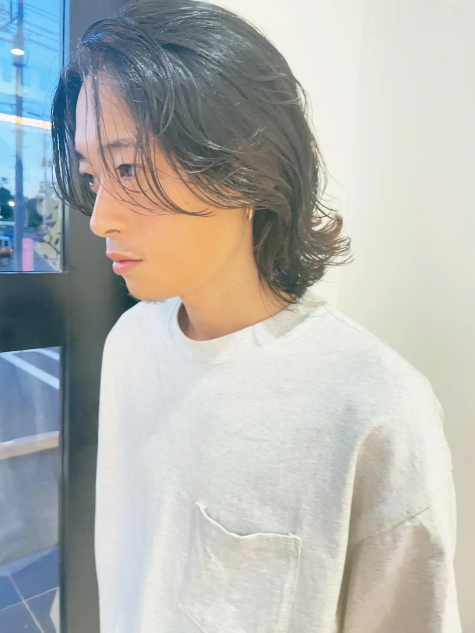 ミディアム パーマ メンズ saito .のヘアスタイル