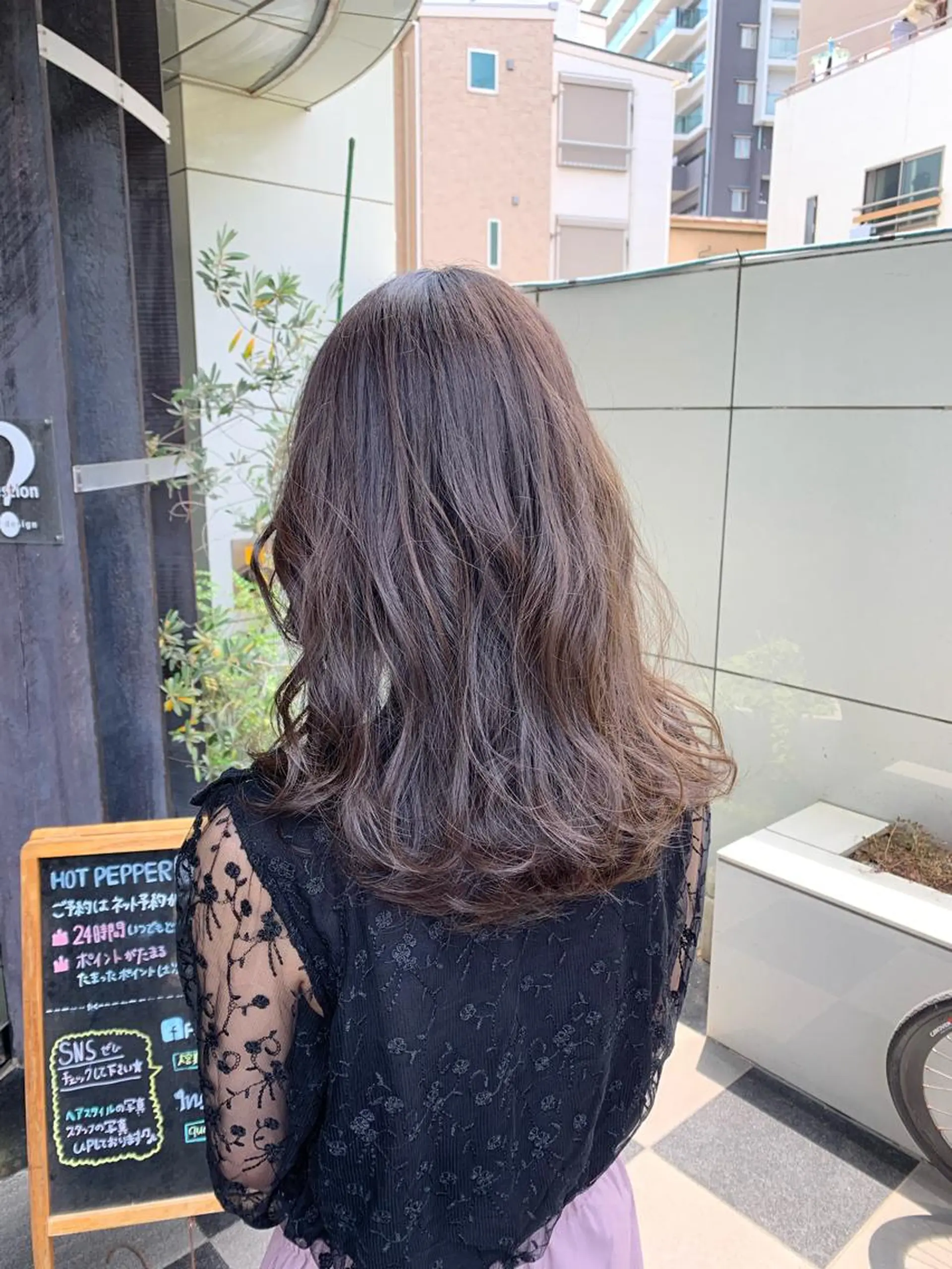セミロング 美容室soi所属・石田 凱土のヘアスタイル