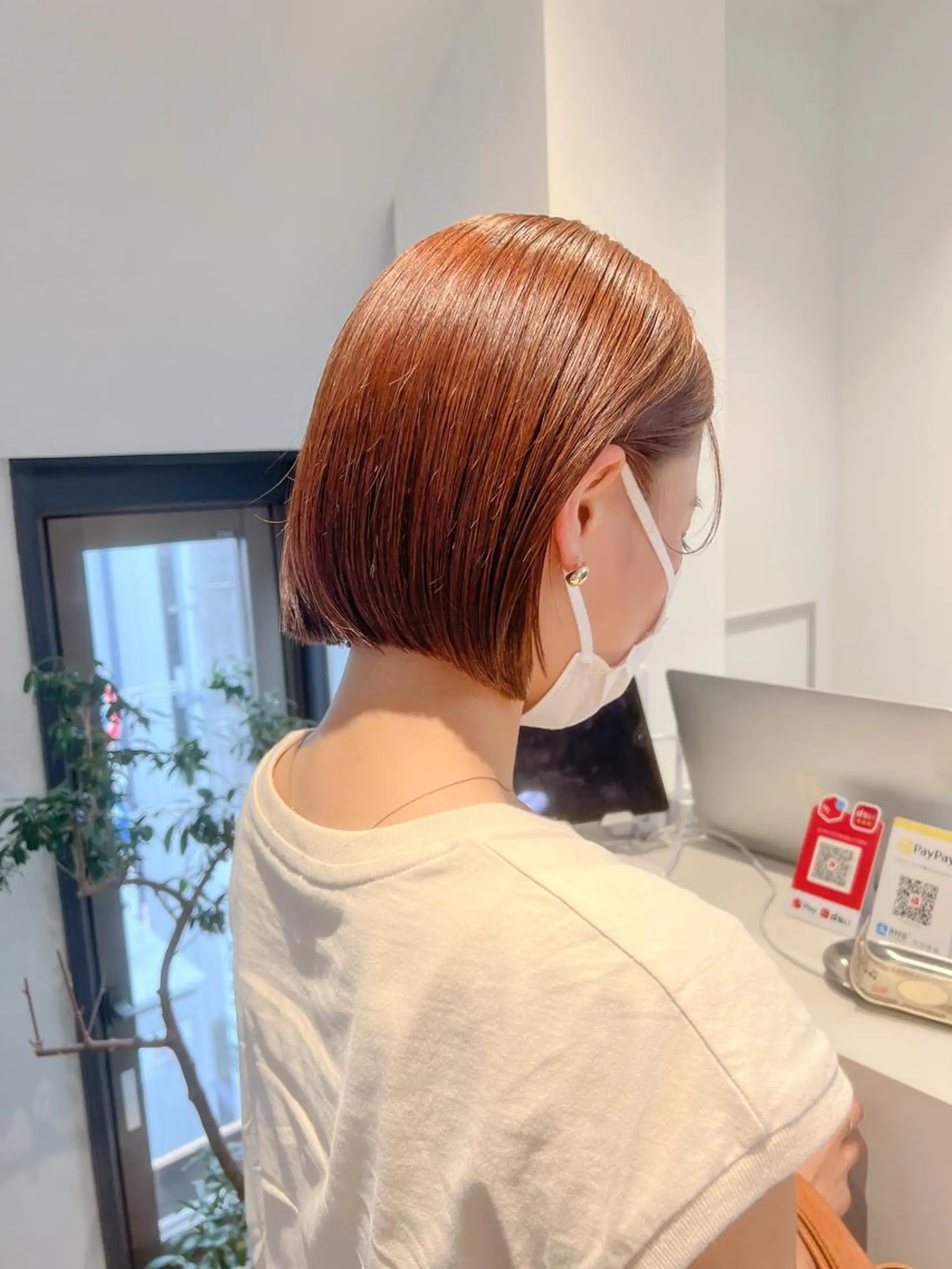 ショート カラー パーマ 切りっぱなしボブ ボブ スパイキーショート/ メンズヘア/hugeのヘアスタイル