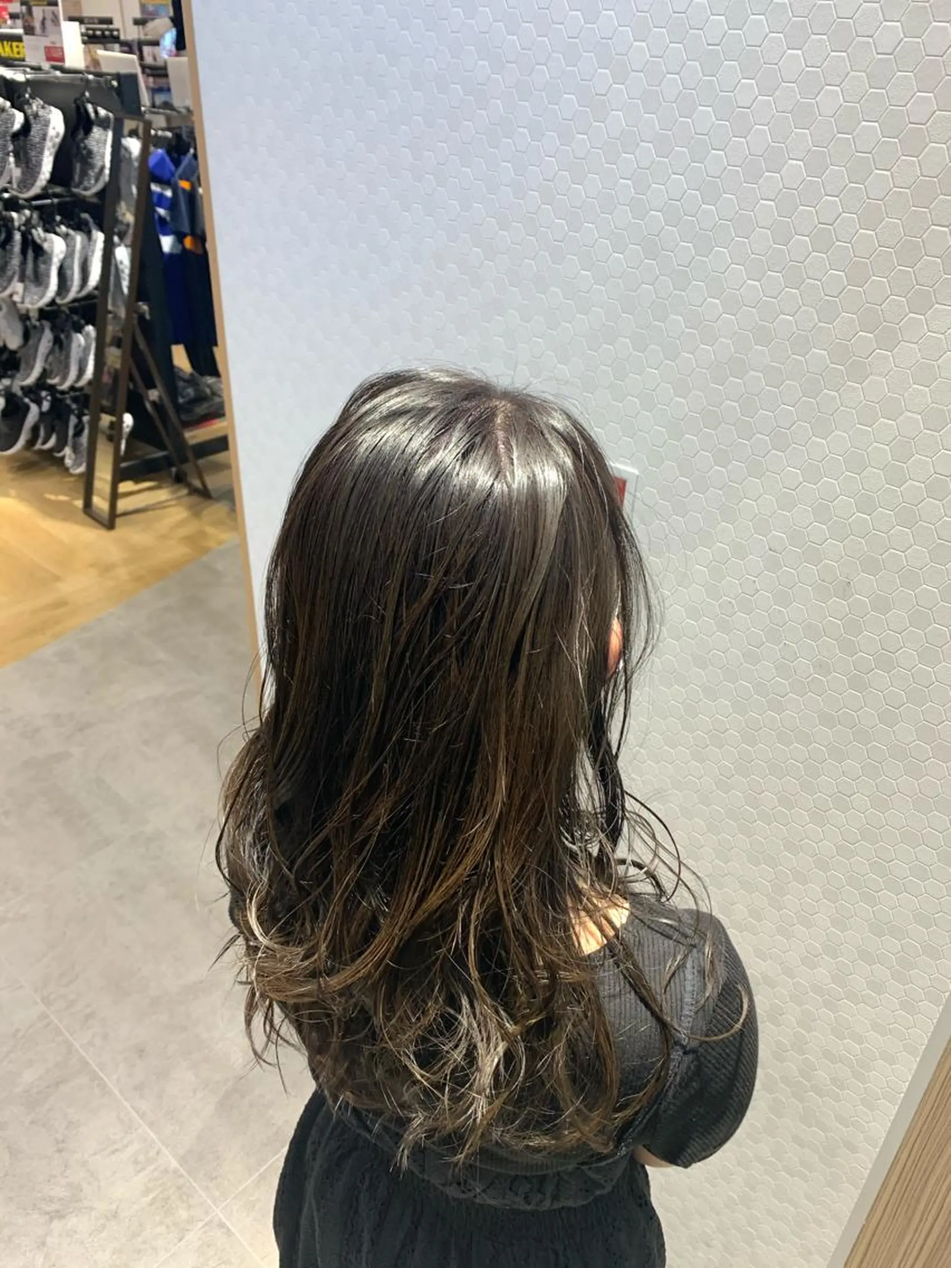 ロング カラー 大橋 一智のヘアスタイル