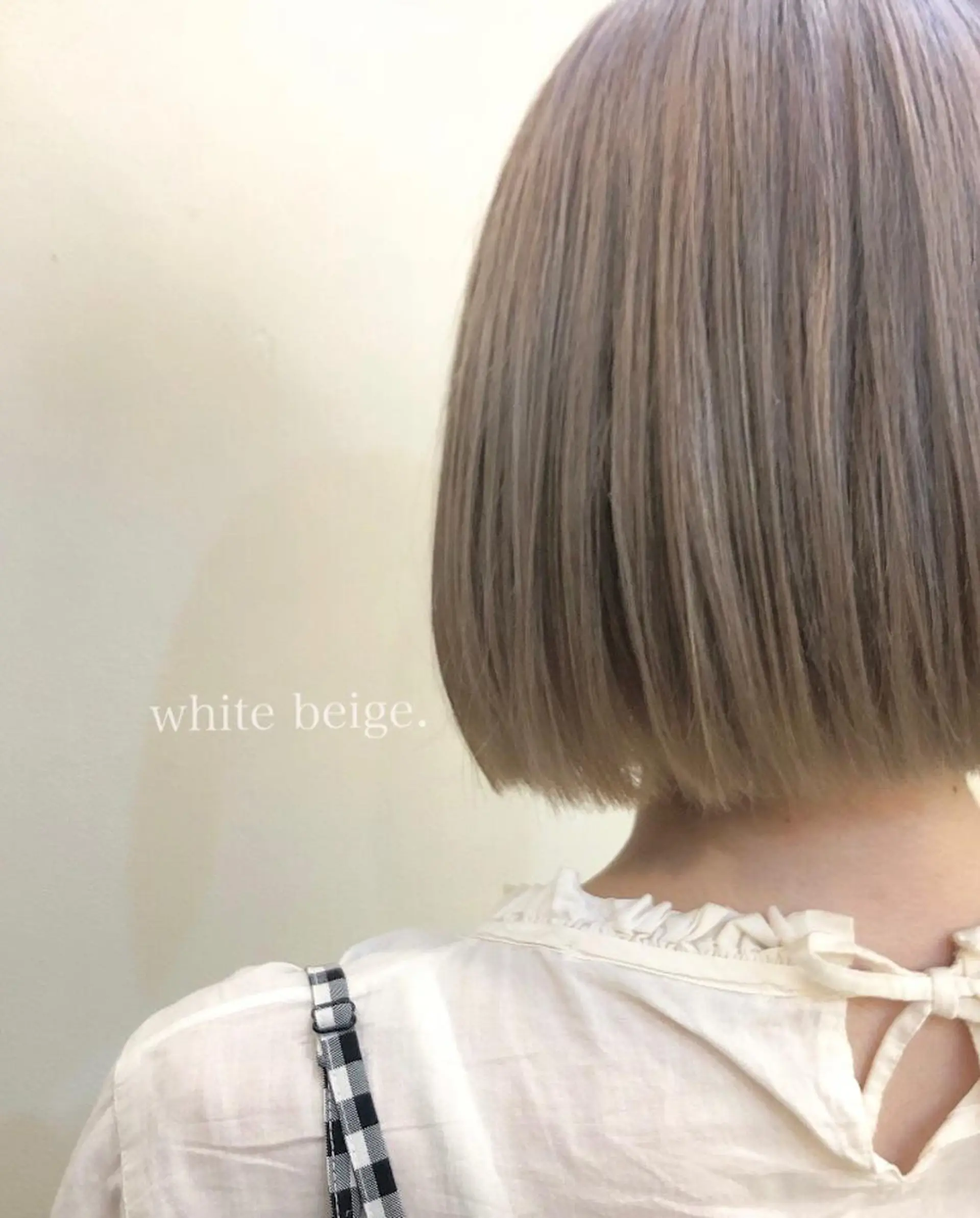 ショート カラー ブリーチ カット ヘアカラー トリートメント TO C所属・ボブ/ミディアム RIONAのヘアスタイル