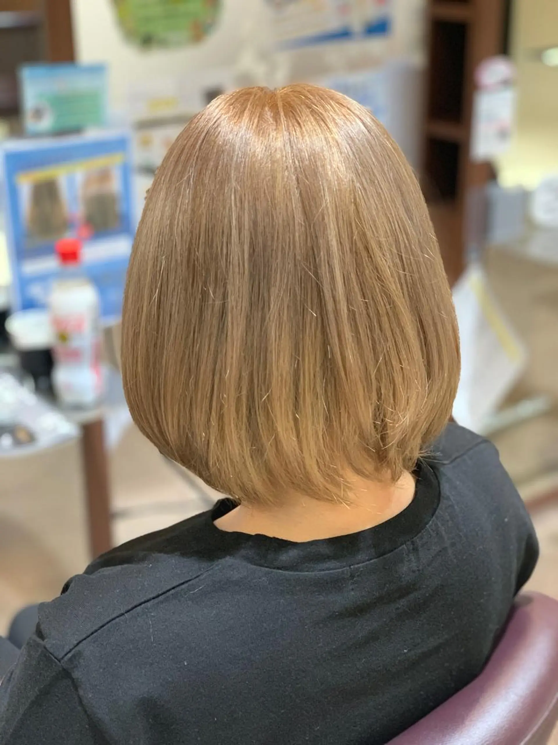 ショート カラー ハイトーンカラー 透明感/ブリーチ縮毛 /髪質改善/星野純一のヘアスタイル