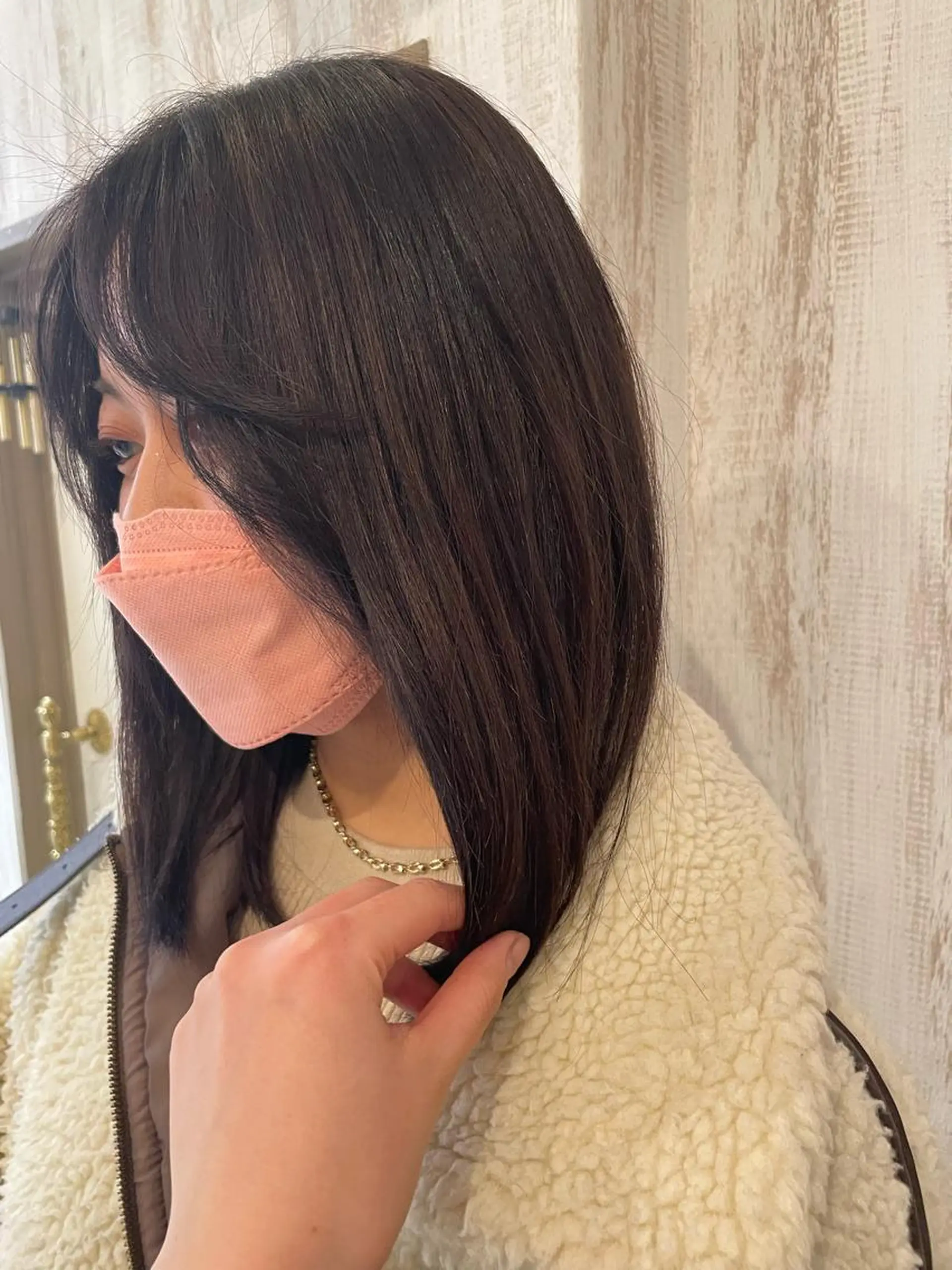 カラー ピンクカラー ピンクパープル SHISEI所属・小野 明日香のヘアスタイル