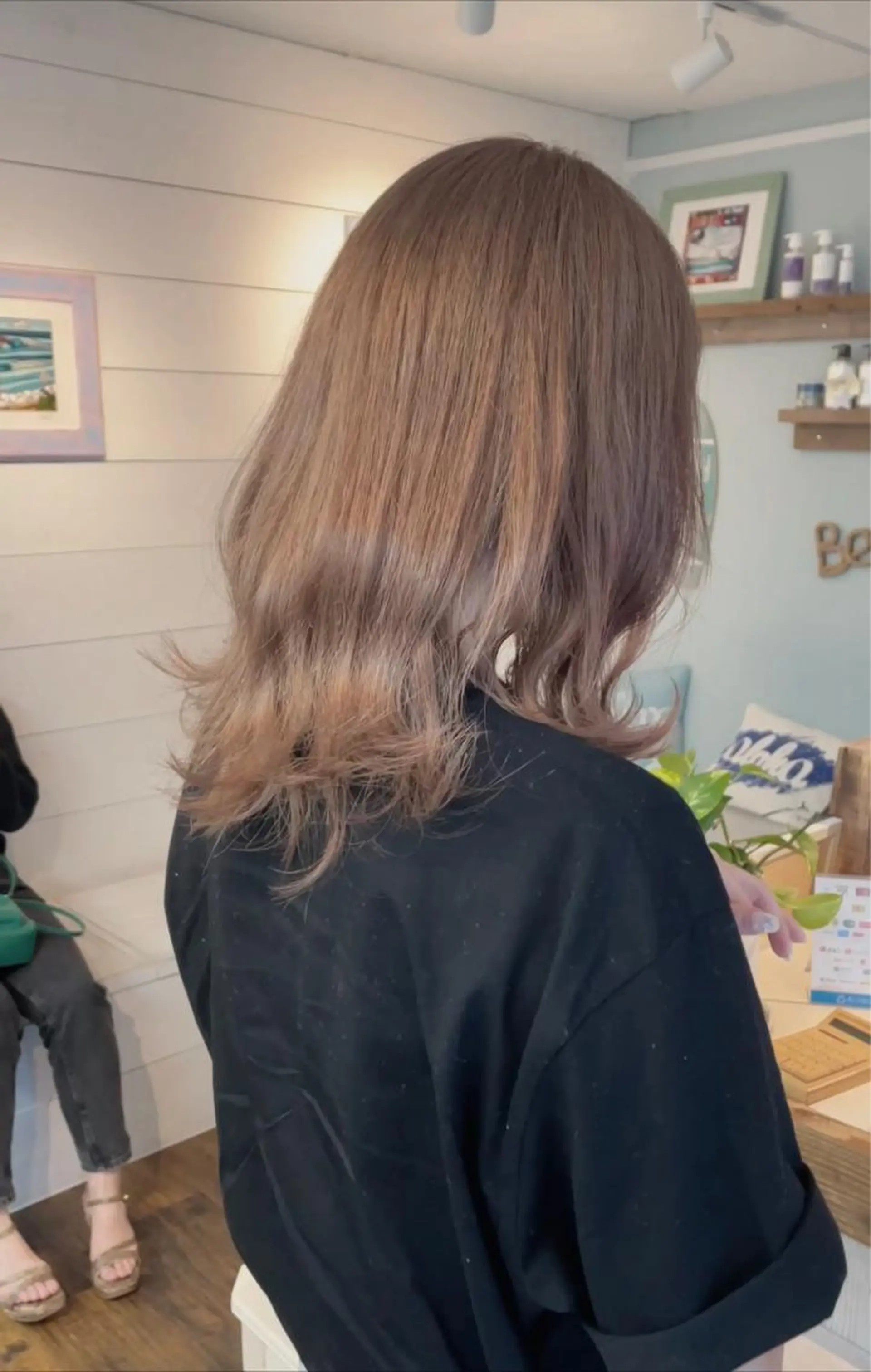 セミロング salowin 原宿店所属・髪質改善ULTOWA 縮毛矯正モリムラのヘアスタイル