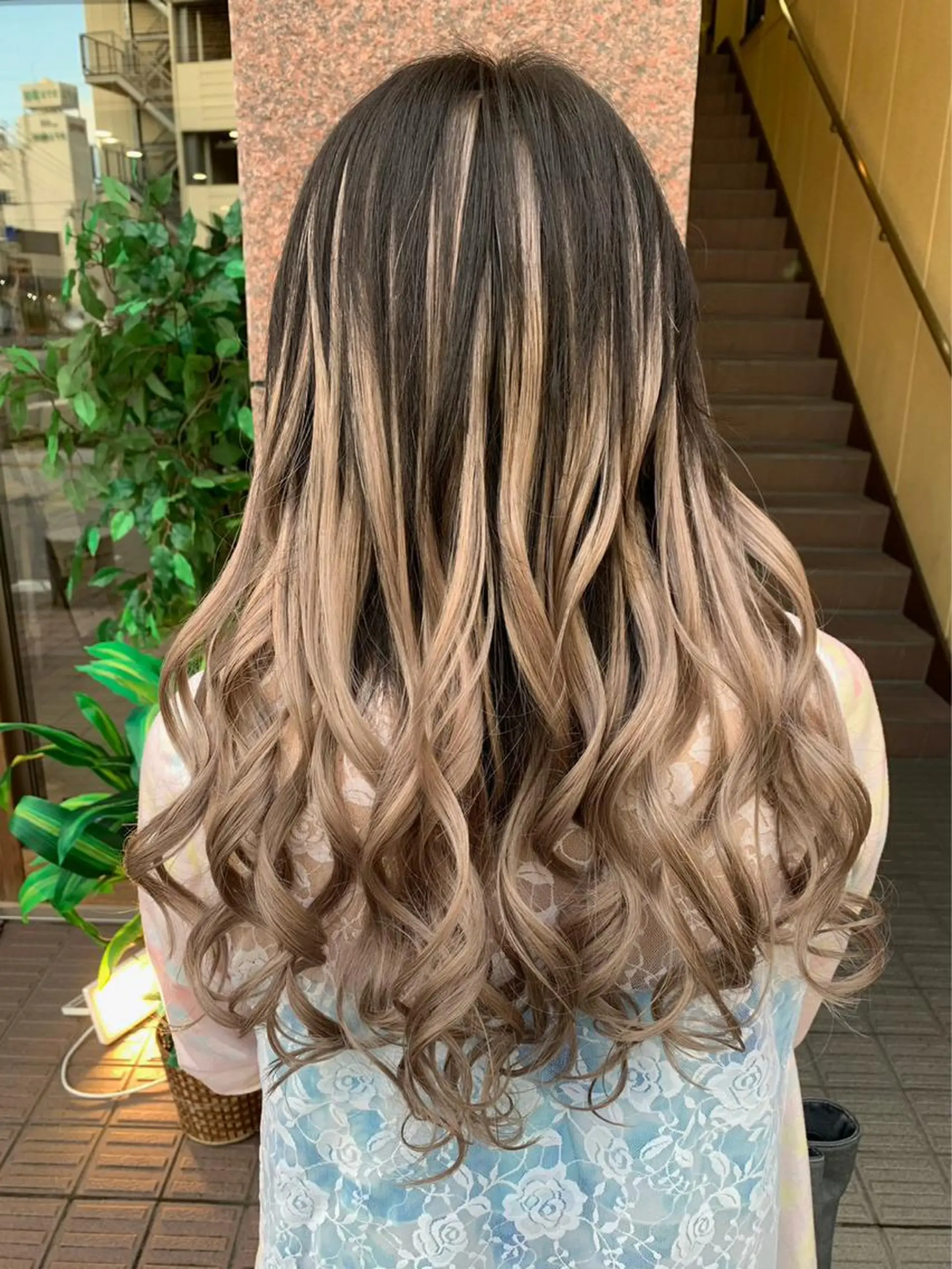セミロング カラー メンズ💫カット& パーマ💫takaのヘアスタイル
