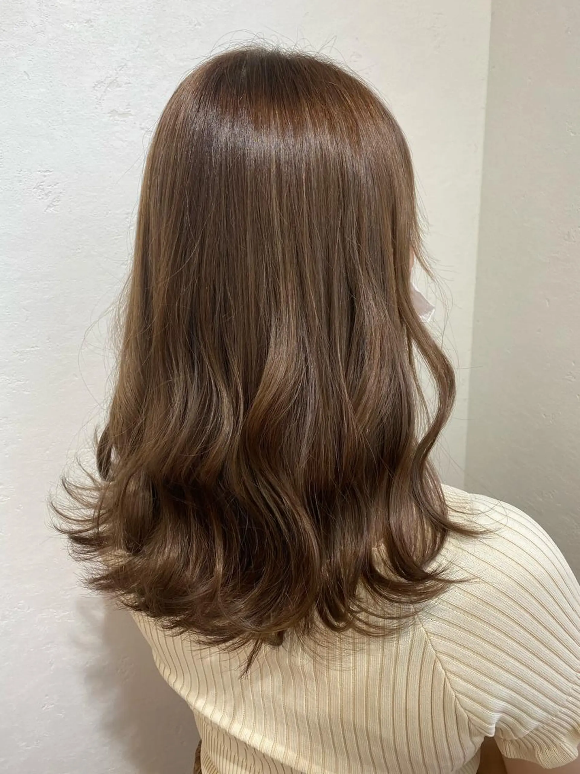 ミディアム ハイライト カット ヘアカラー トリートメント 💓永坂　美由紀💓 Aujuaソムリエのヘアスタイル