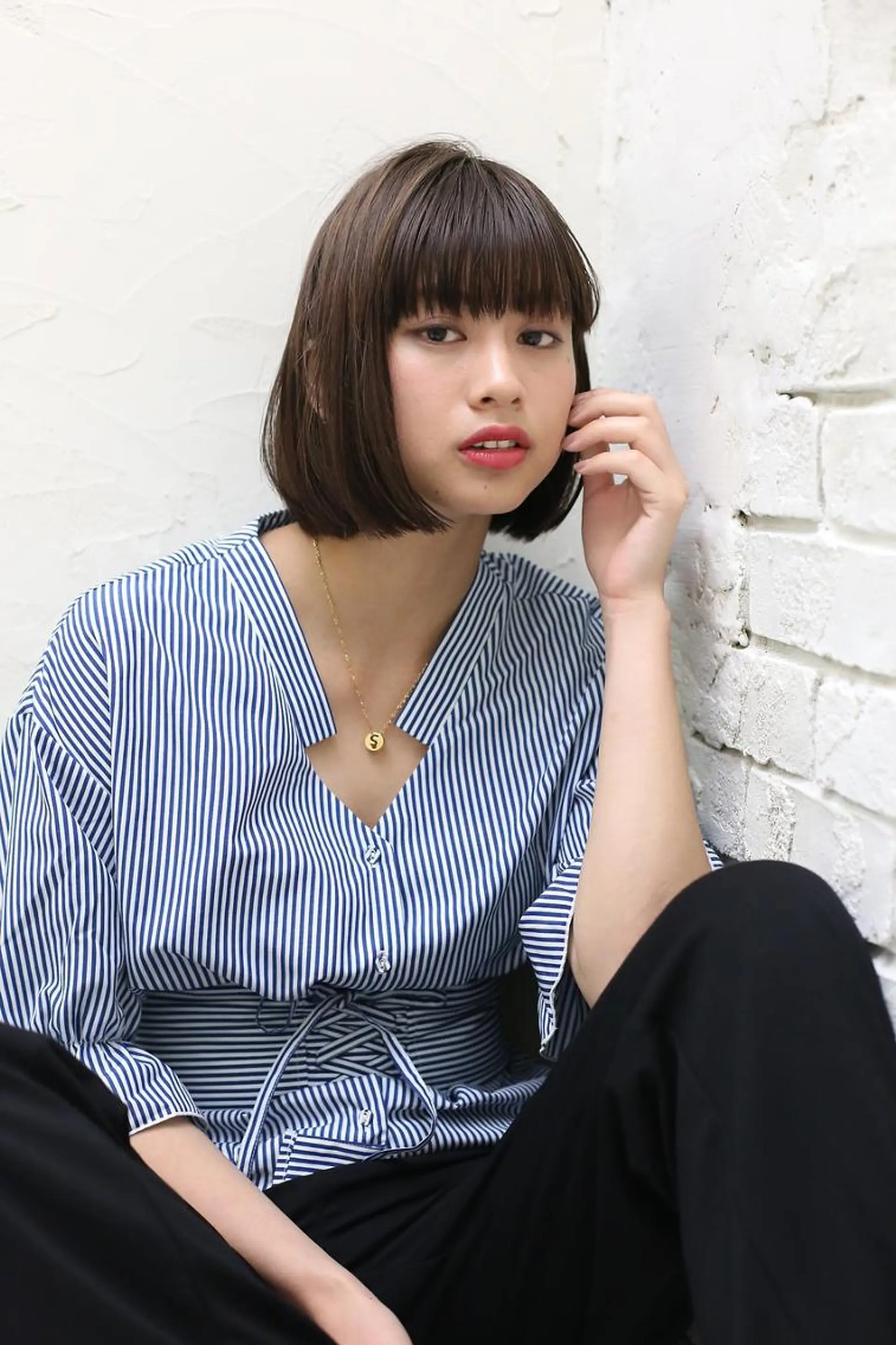 ミディアム 小林 永佳のヘアスタイル