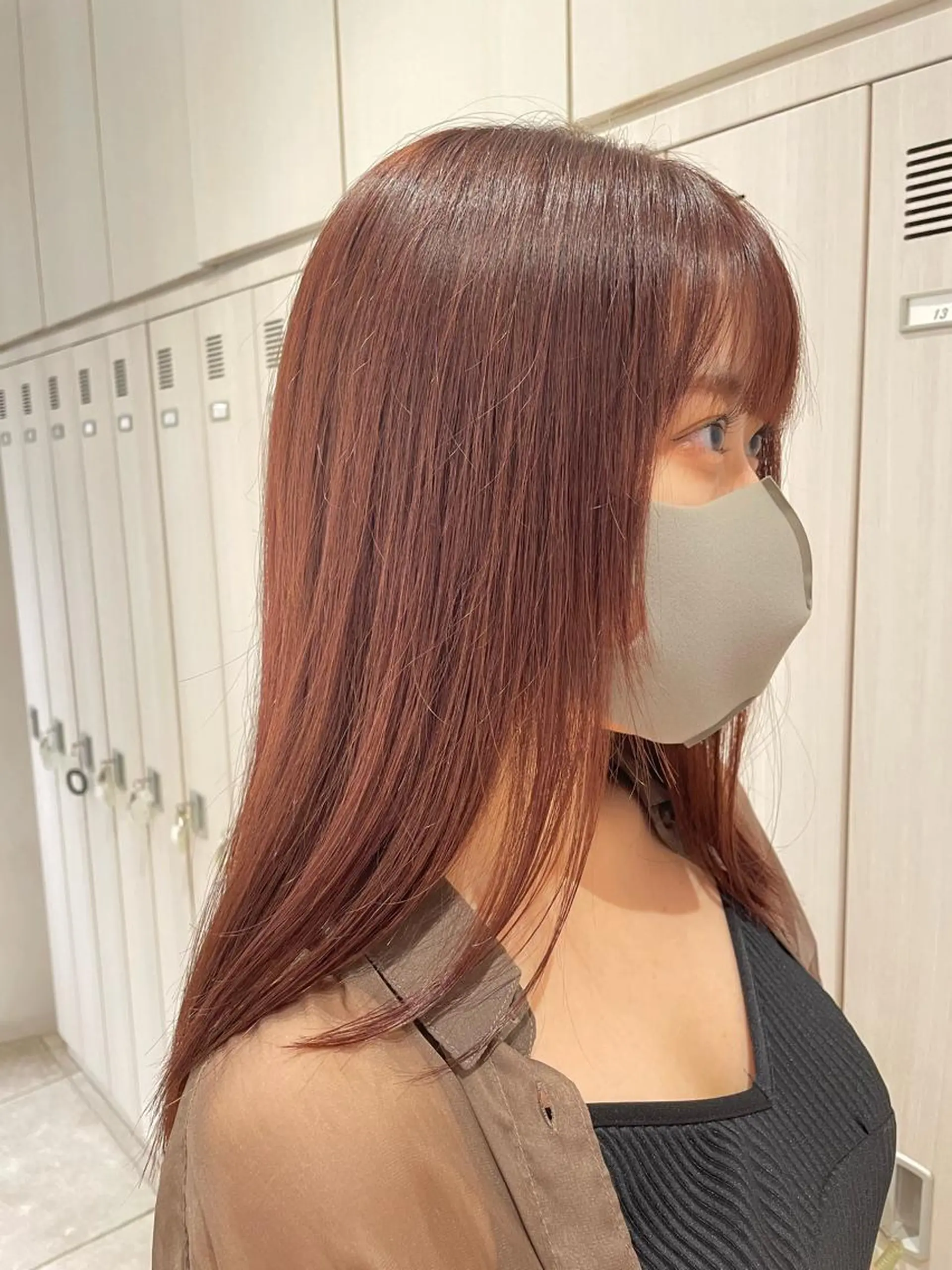 ロング カラー ヘアカラー カットモデル募集 ミネのヘアスタイル