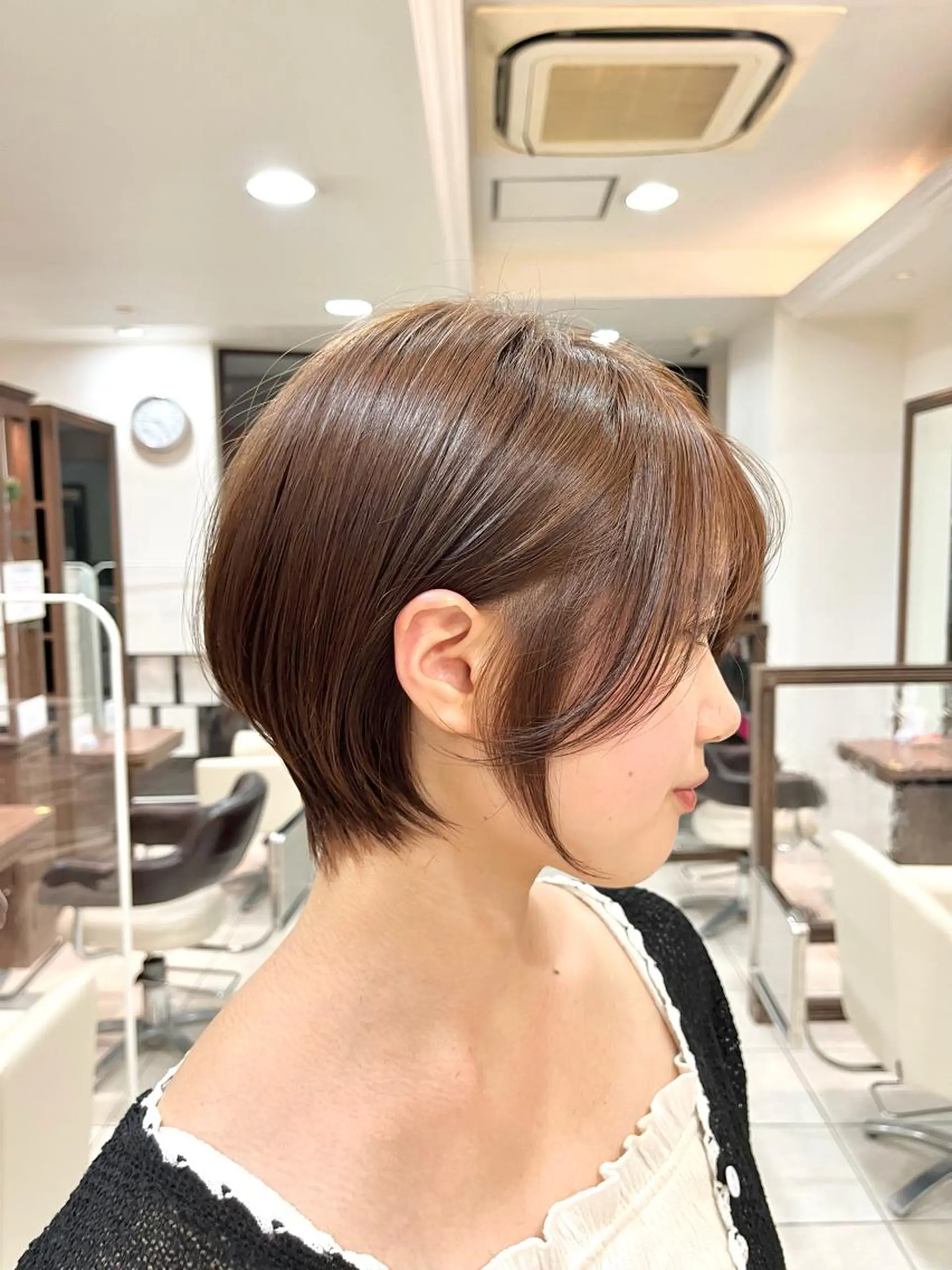ショート ショートボブ ハンサムショート ボブ くびれヘア ハイライト カット ヘアカラー トリートメント ✨髪質改善・縮毛矯正 専門美容室マーベルのヘアスタイル