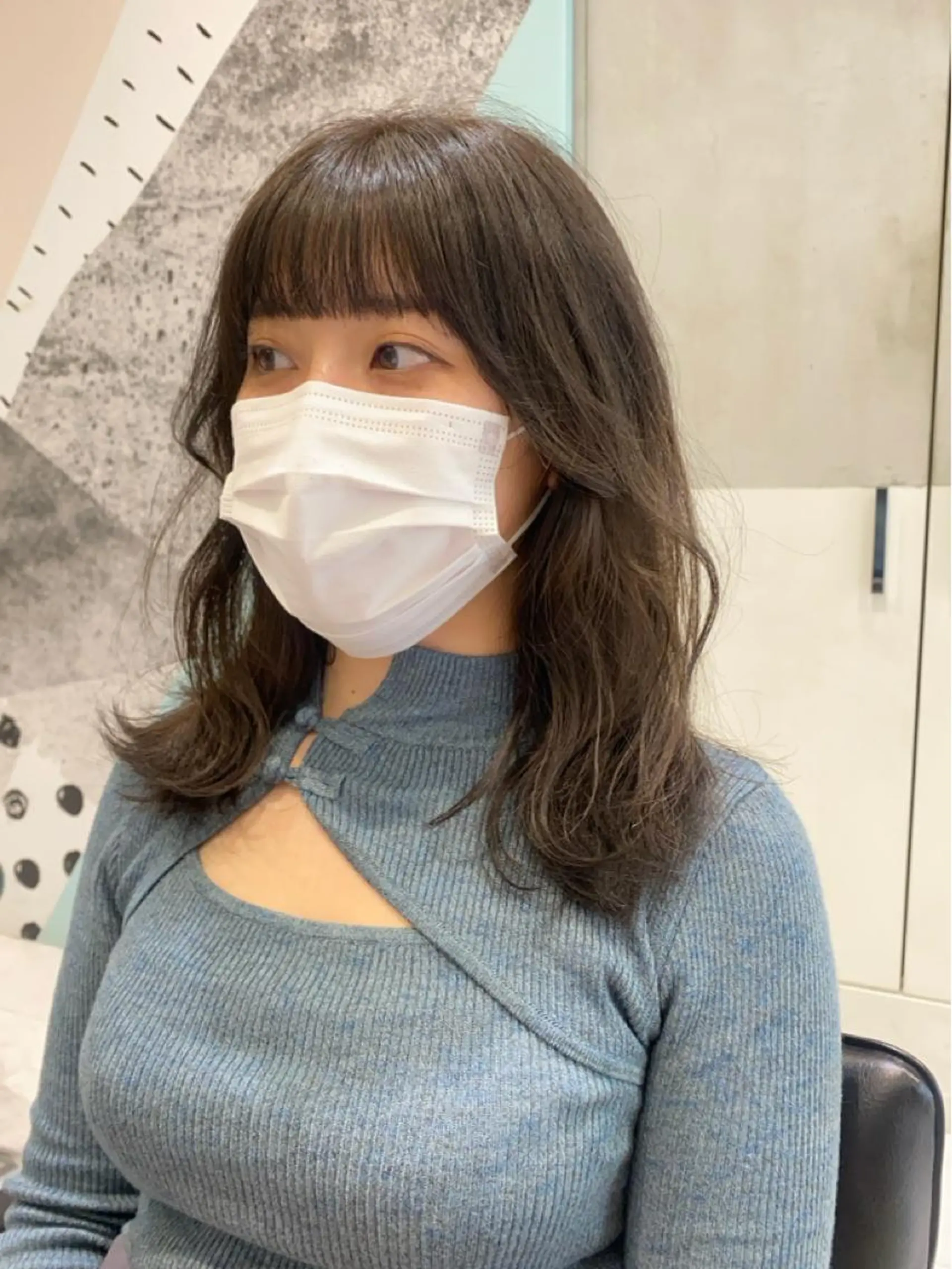 ロング ヘアカラー トリートメント ヘアセット 韓国レイヤーカット 🇰🇷mireiのヘアスタイル