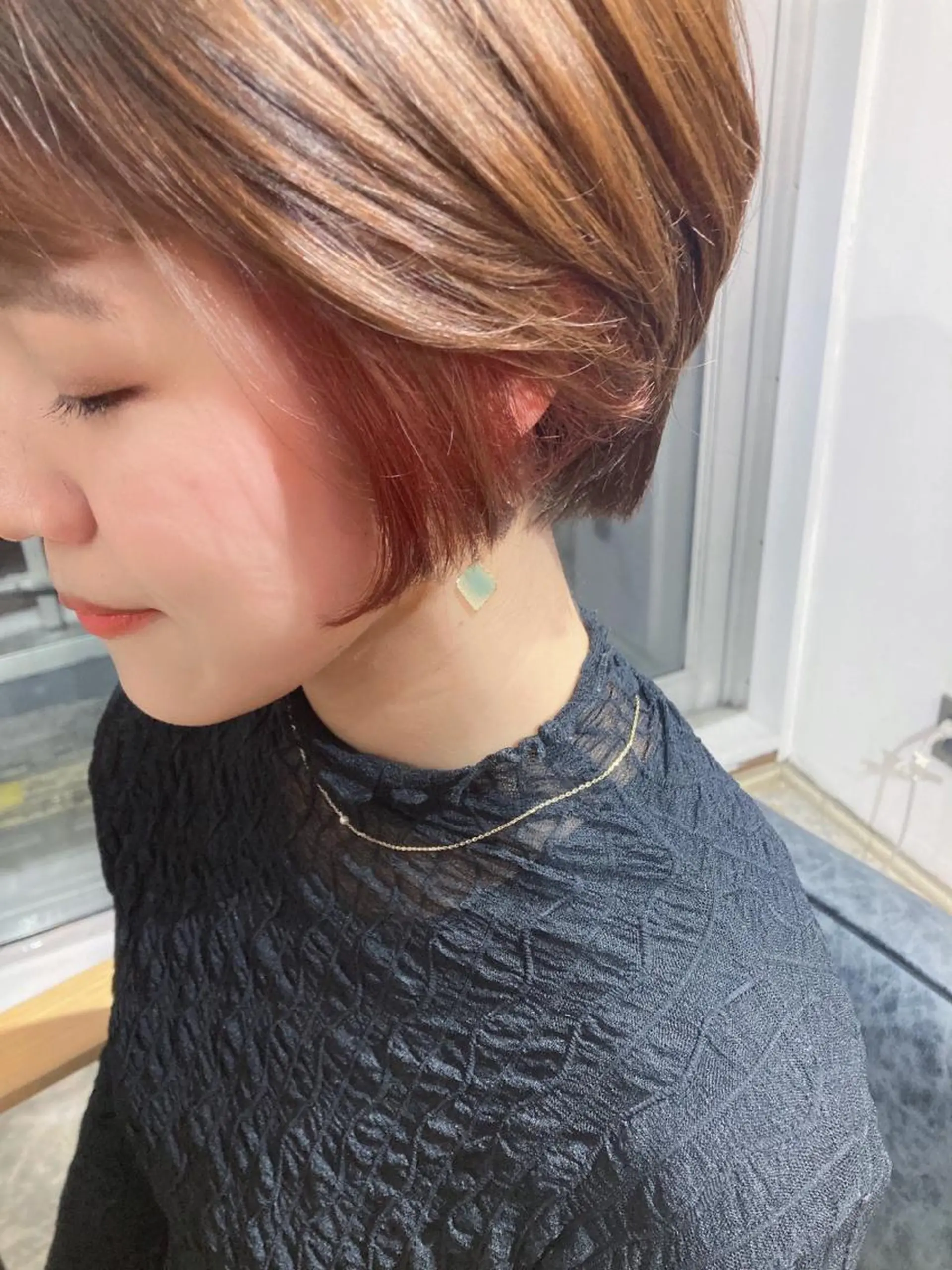 ショート ショートボブ ボブ ショートヘア roka ノゾミのヘアスタイル