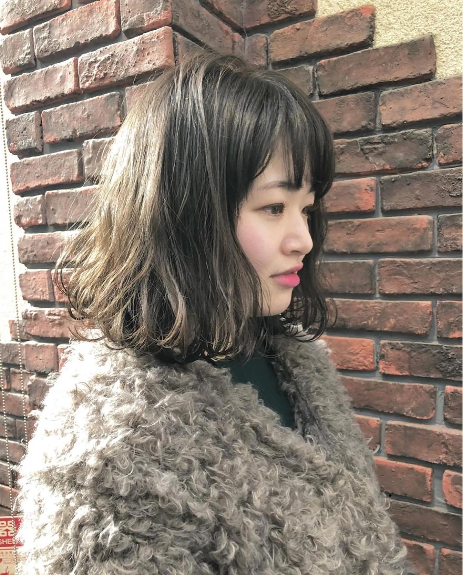 ミディアム カラー nakahara madokaのヘアスタイル