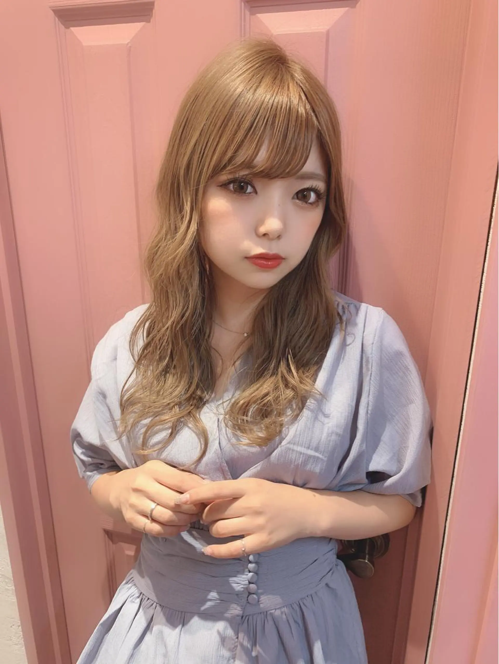 ミディアム アッシュ クリスマス カット ヘアカラー トリートメント 代表山口ひな 髪質改善のプロのヘアスタイル