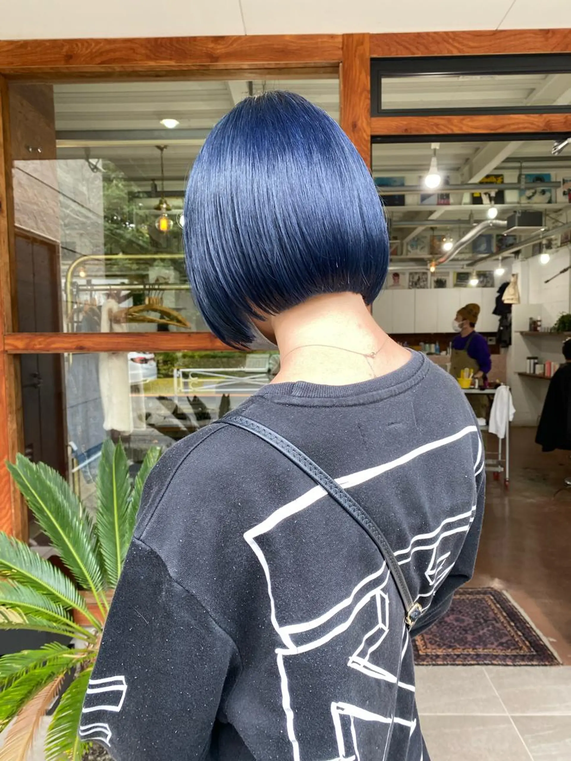ショート カラー ヘアカラー 横澤 渚沙のヘアスタイル