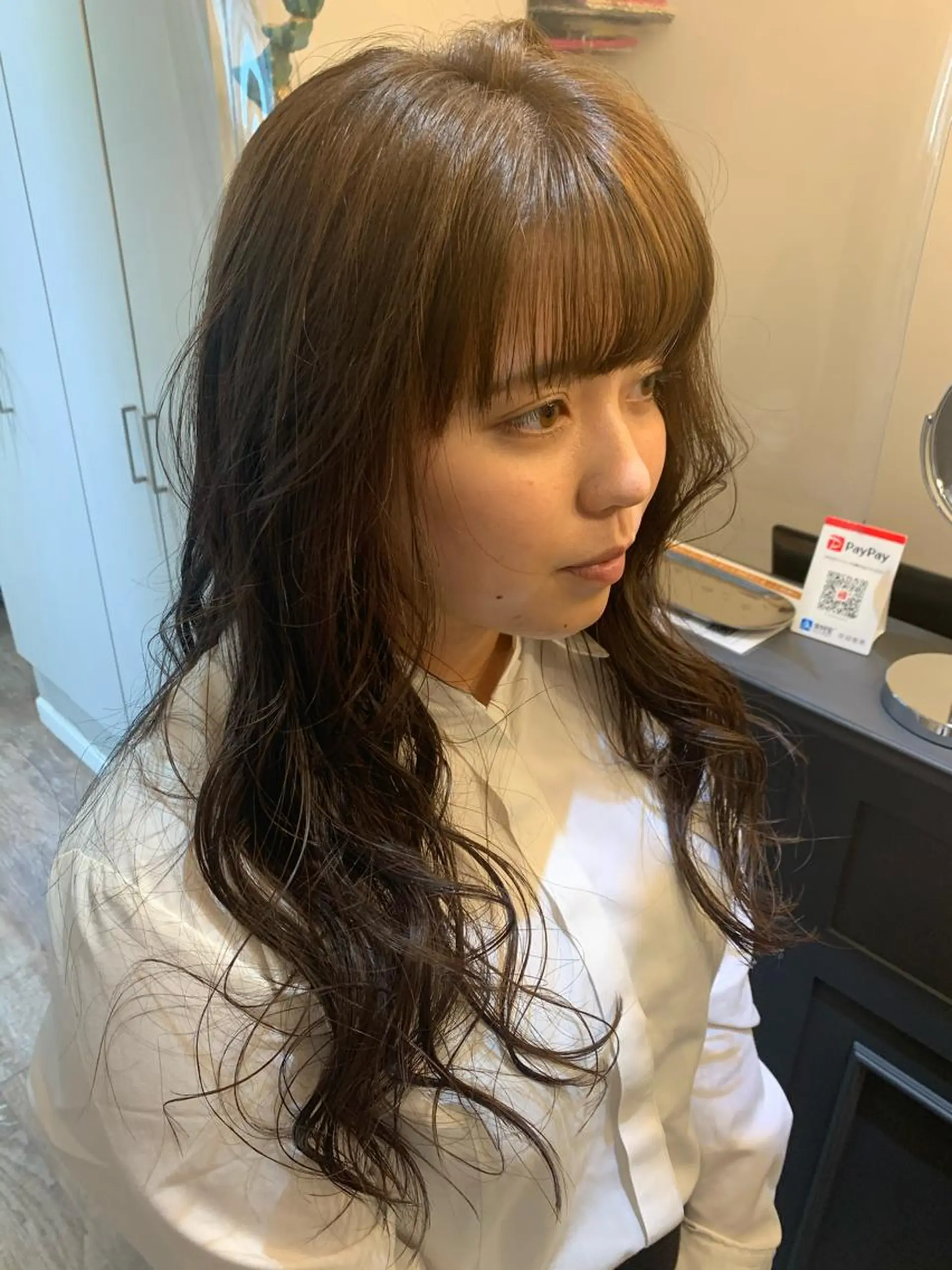 ロング GO TODAY  SHAIR SALON 梅田NU茶屋町店所属・田中成美/レイヤー カット/透明感カラーのヘアスタイル