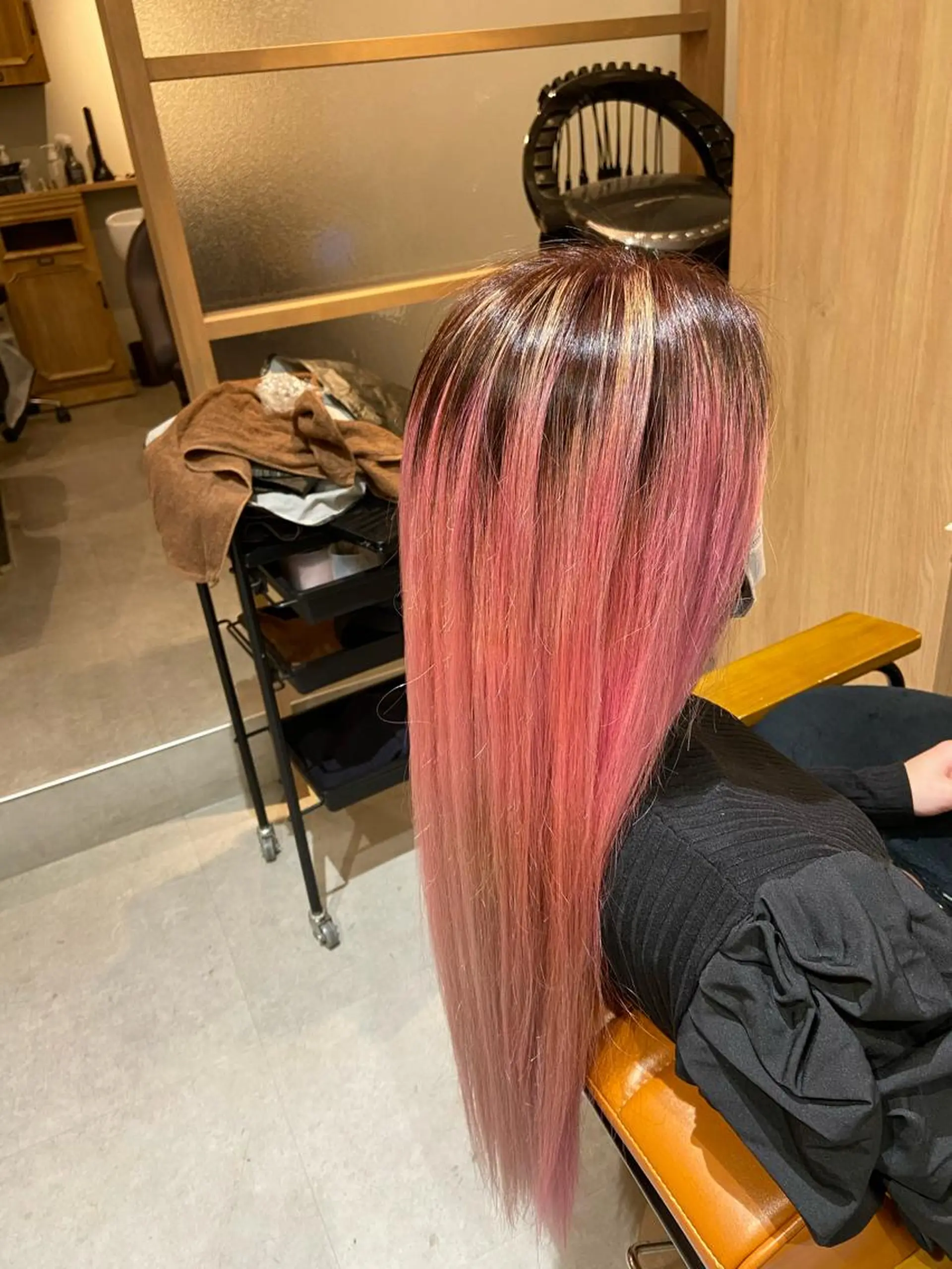 カラー ショートボブ、ハイト ーン特化　/下川のヘアスタイル