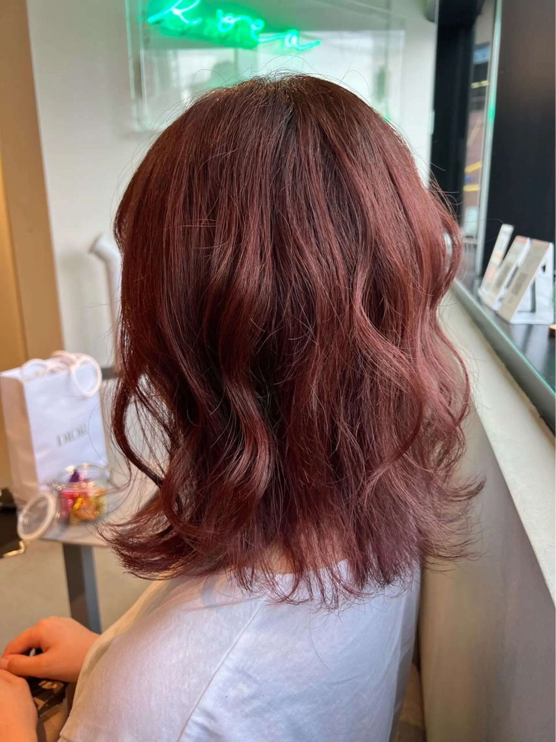 セミロング カラー カット ヘアカラー トリートメント 🌐👽フクイ キララ🌎💎のヘアスタイル