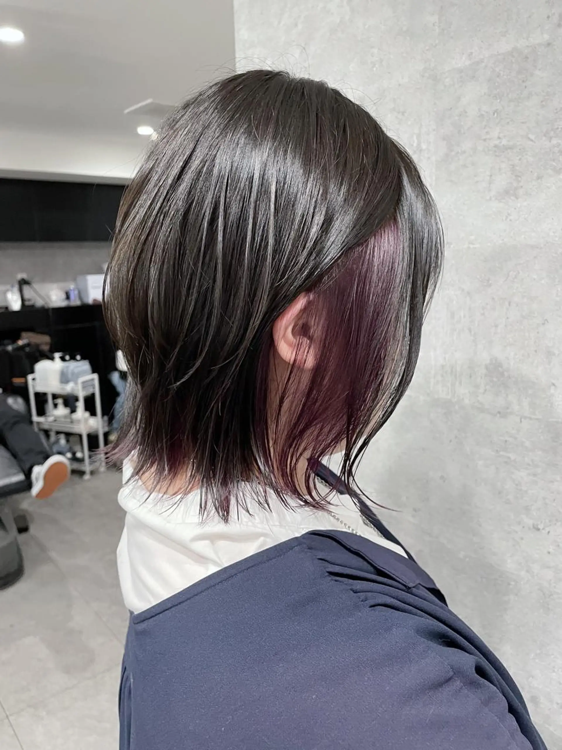 ショート カラー ブリーチ ウルフカット _WHITE 天神店 YUMEKA🐻のヘアスタイル