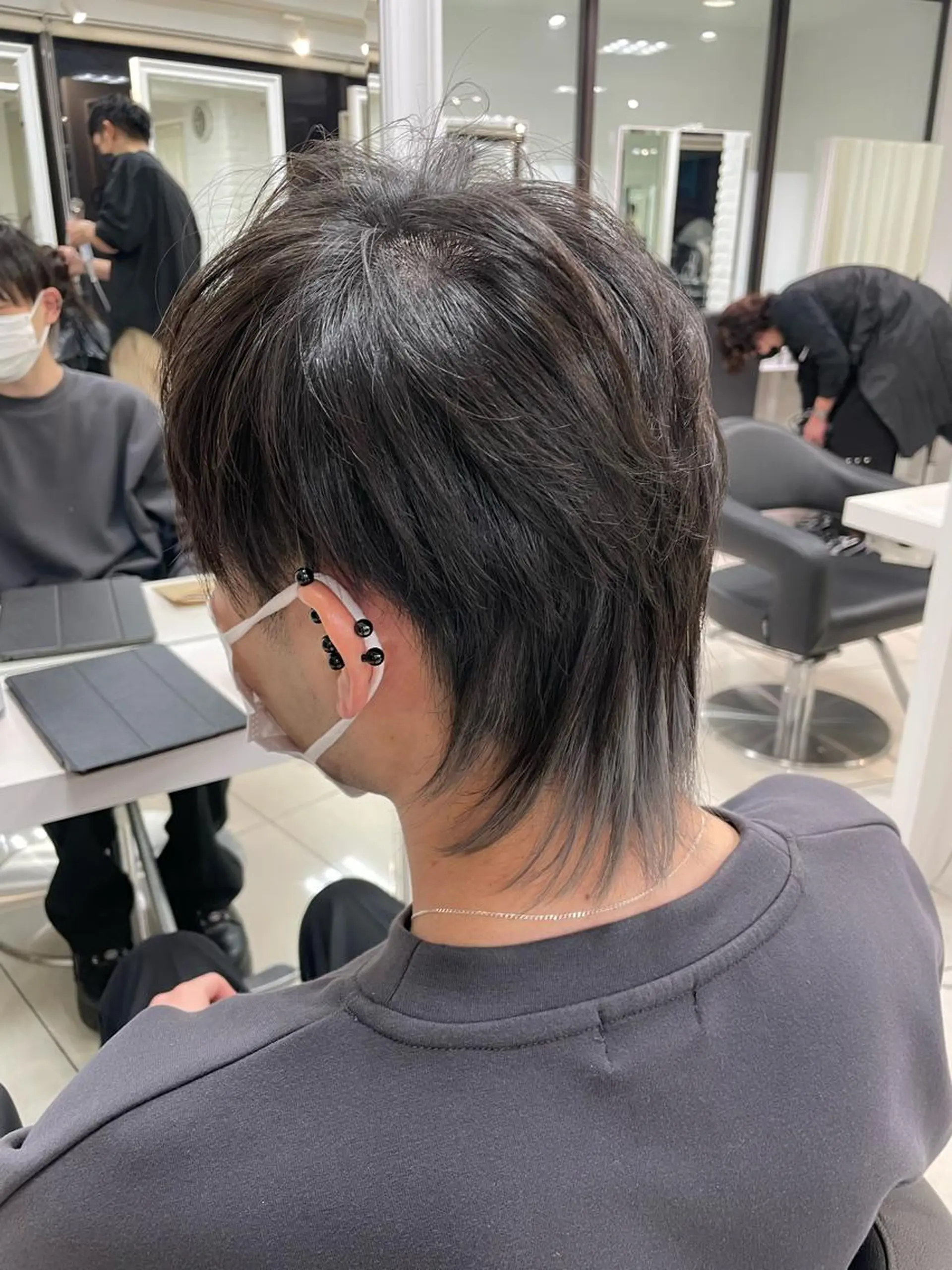 ショート カラー メンズ カット ヘアカラー トリートメント 【デザインカラー】 粥川佳日望のヘアスタイル
