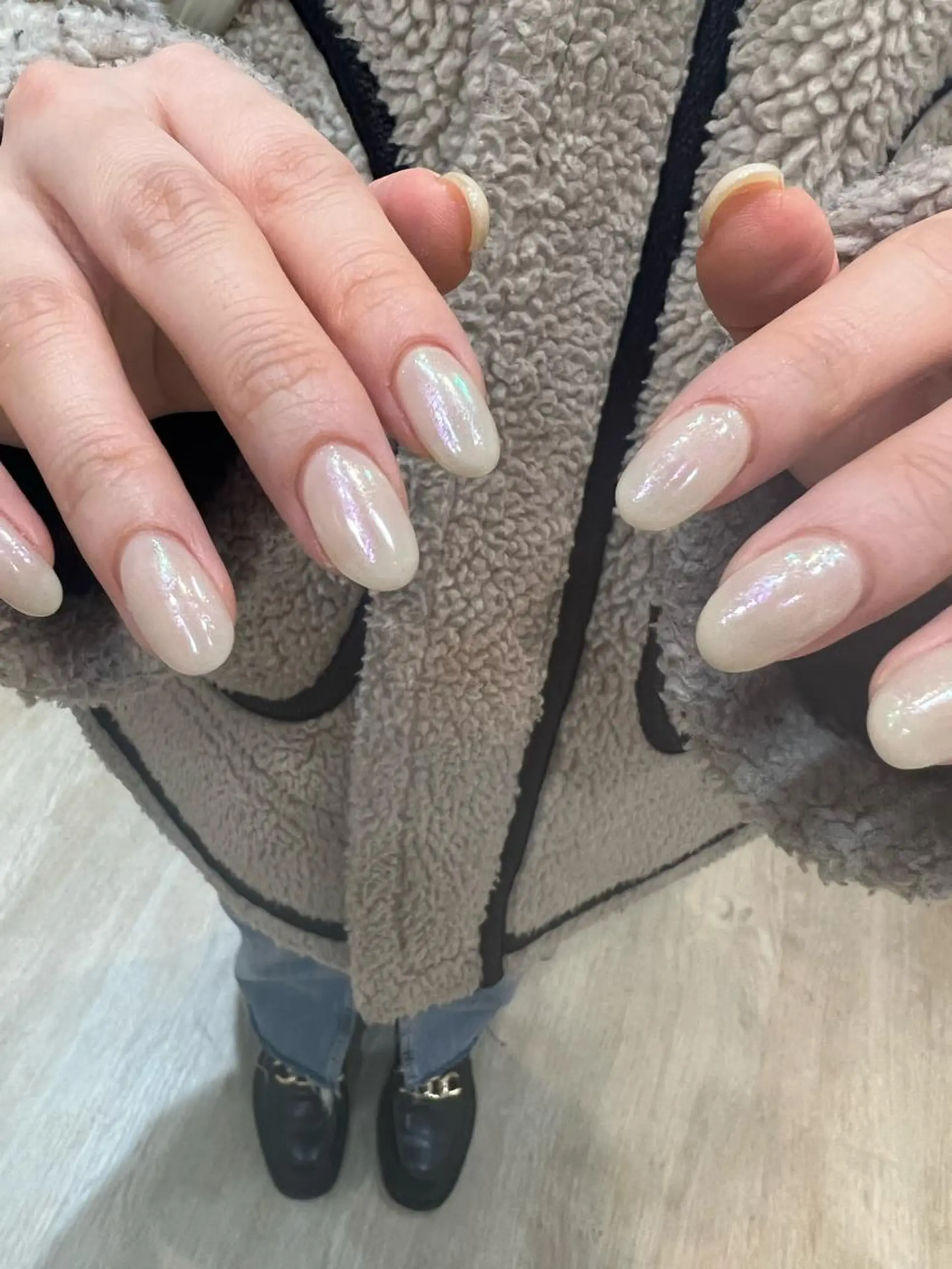 ヘアアレンジ ネイル オーロラネイル シンプルネイル ヘアメイクネイリスト 💄💅hidemiのネイルデザイン